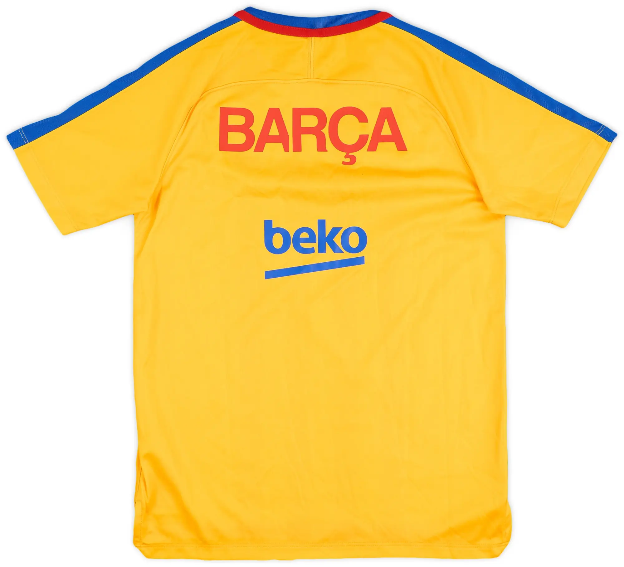 2017-18 Barcelona Nike Pre-Match Training Shirt - 9/10 - (L.Boys)