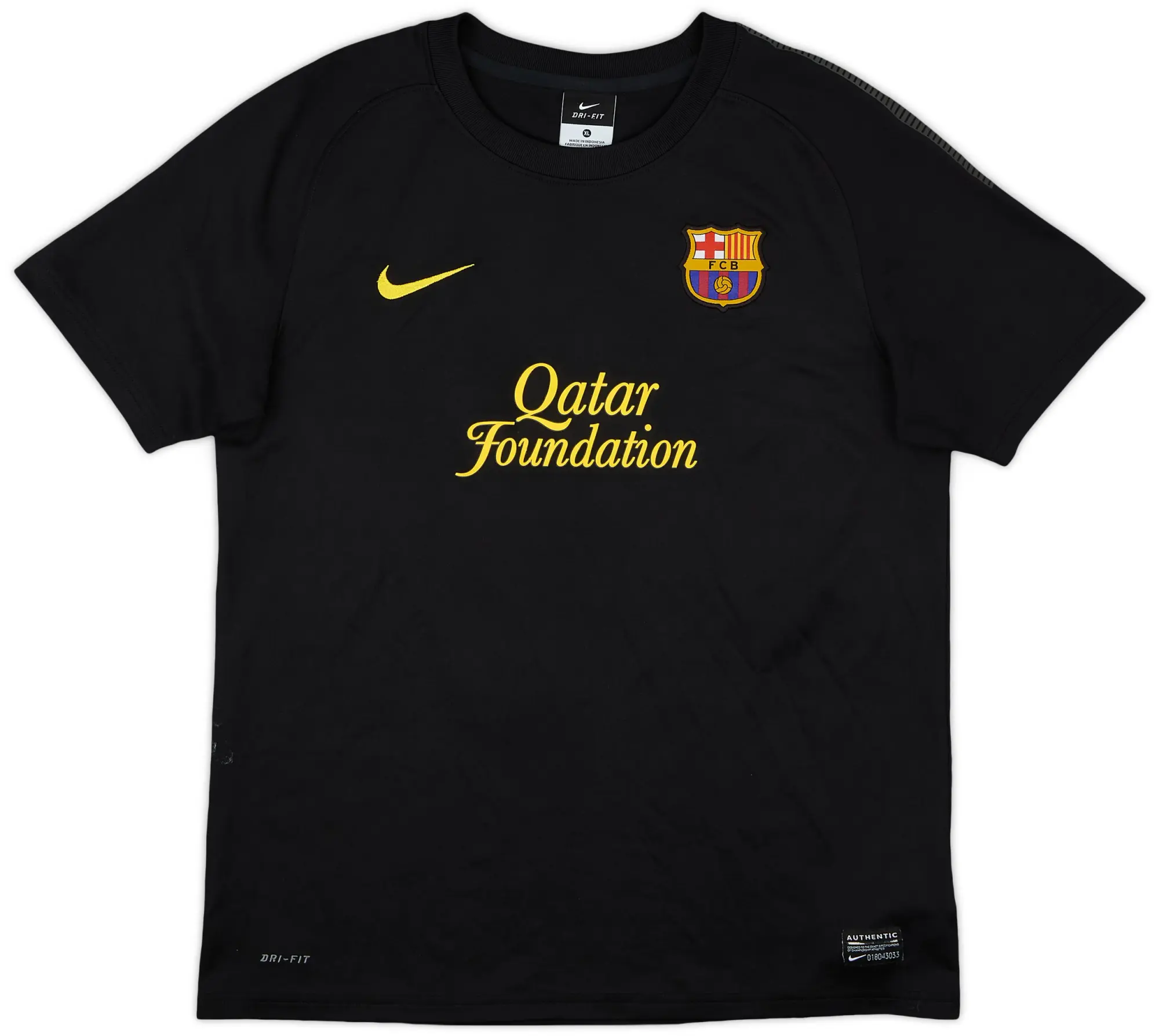 Nike 2011-12 Barcelona Basic Away Shirt - 6/10 - (XL.Boys)