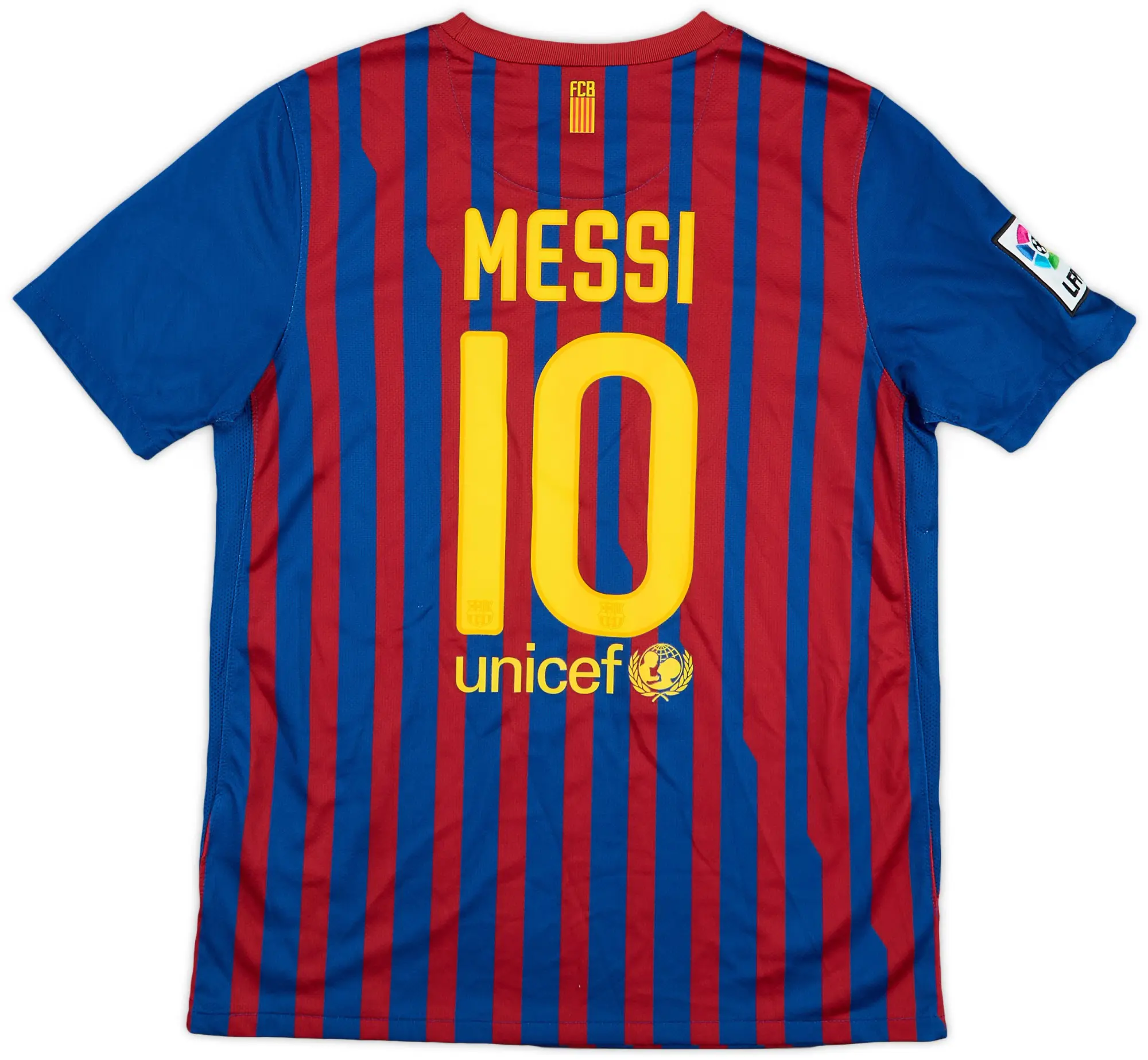 Nike 2011-12 Barcelona Home Shirt Messi #10 - 8/10 - (XL.Boys)