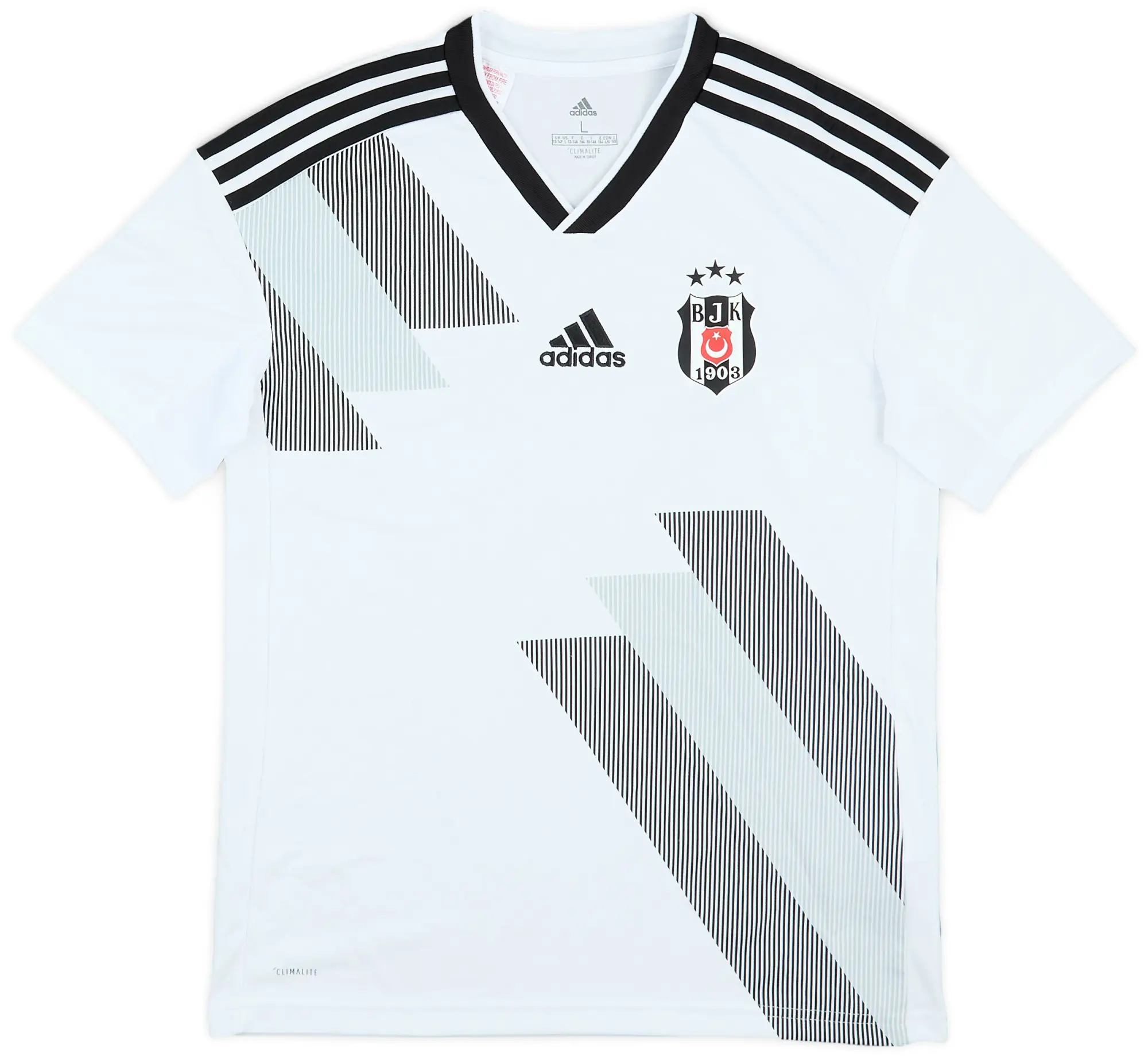 adidas 2019-20 Besiktas Home Shirt - 7/10 - (L.Boys)