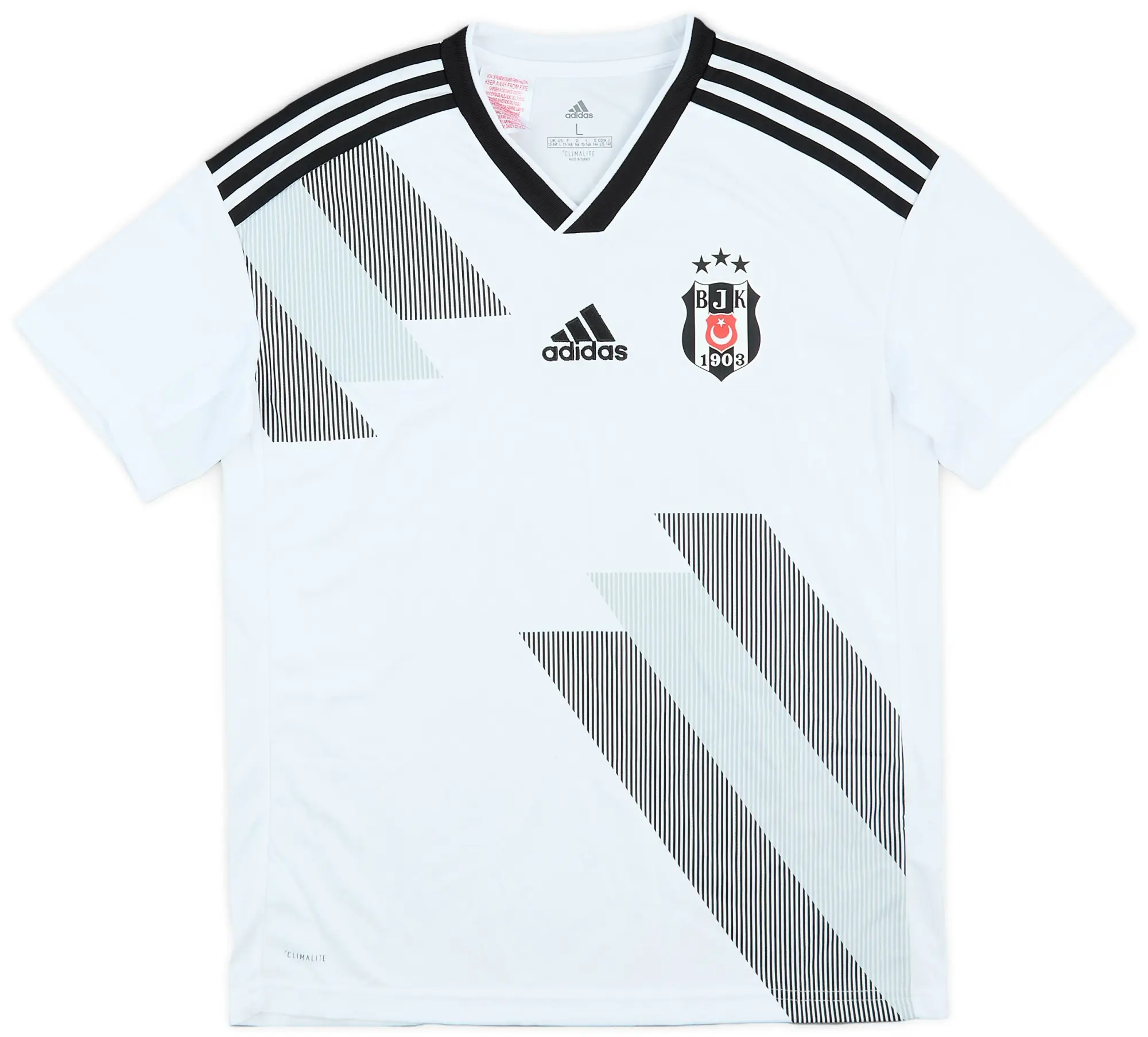 adidas 2019-20 Besiktas Home Shirt - 8/10 - (L.Boys)