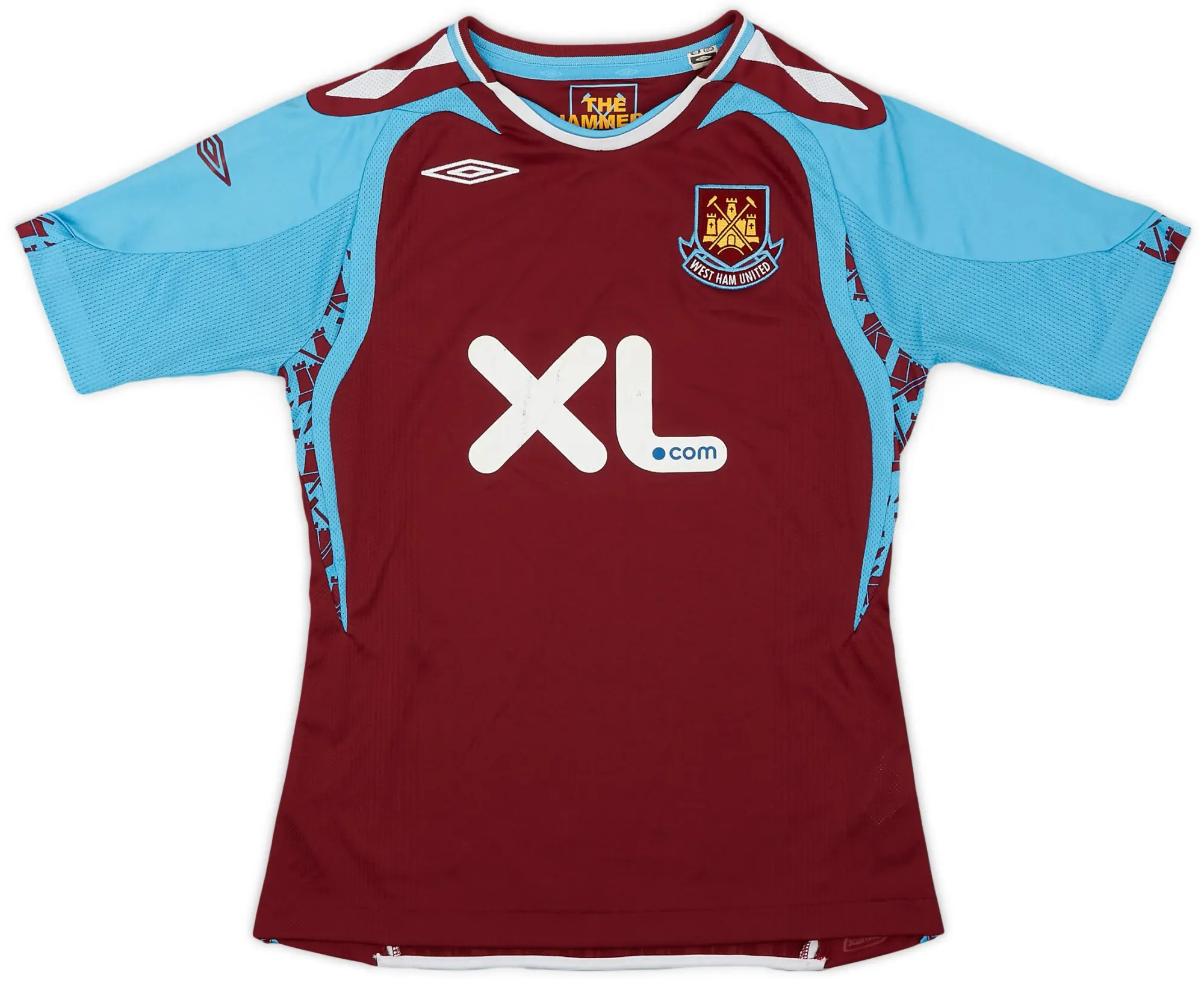 Umbro 2007-08 West Ham Home Shirt - 5/10 - (Women's XS)