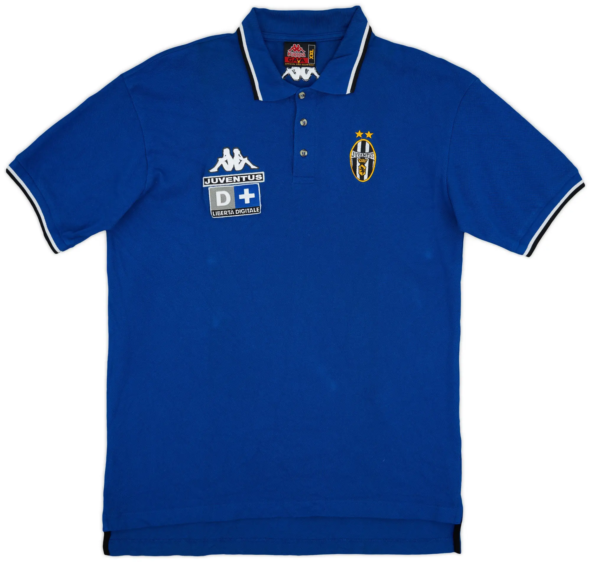 1998-99 Juventus Kappa Polo Shirt - 8/10 - (XXL)