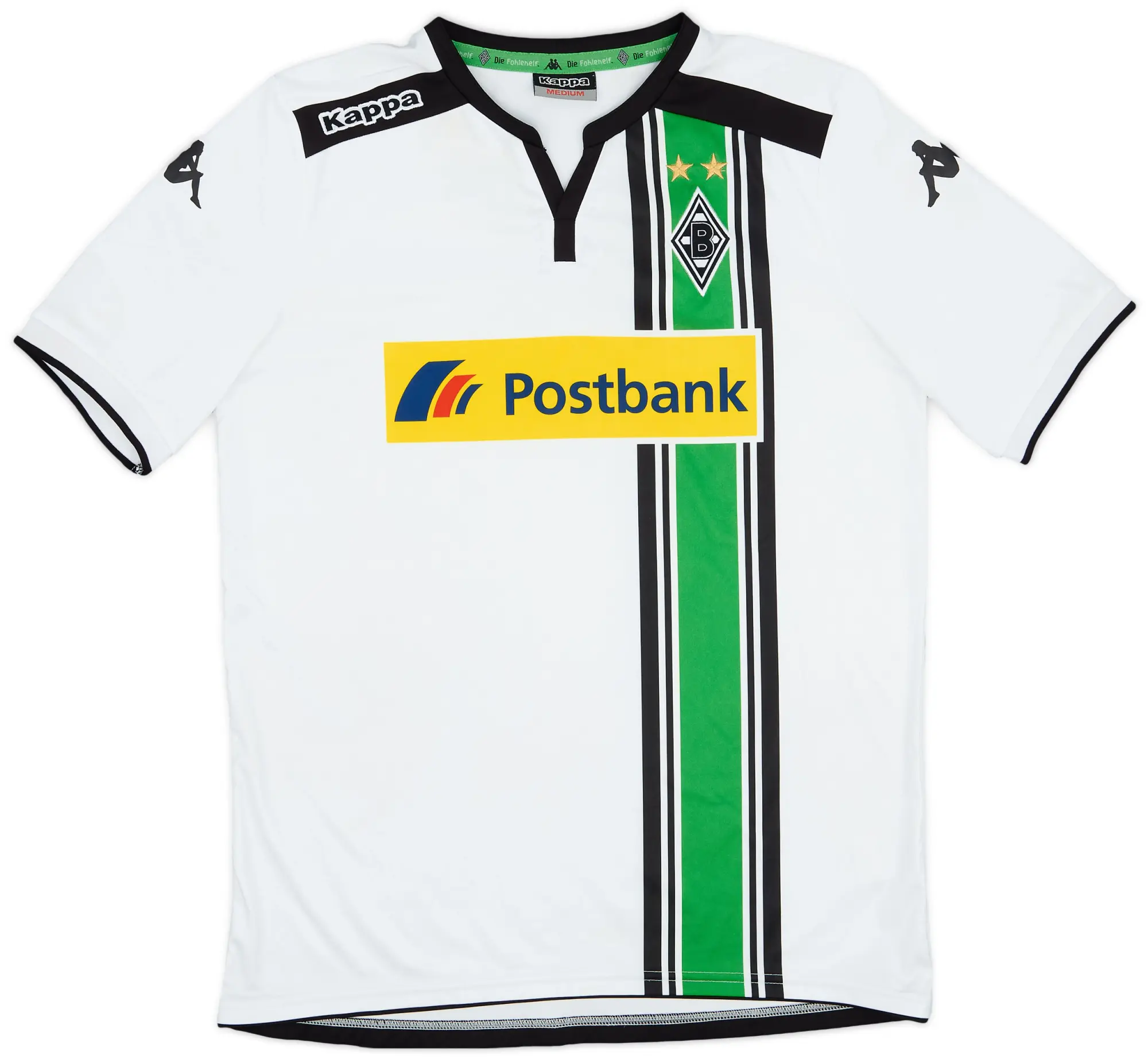 Kappa 2015-16 Borussia Monchengladbach Home Shirt - 7/10 - (M)