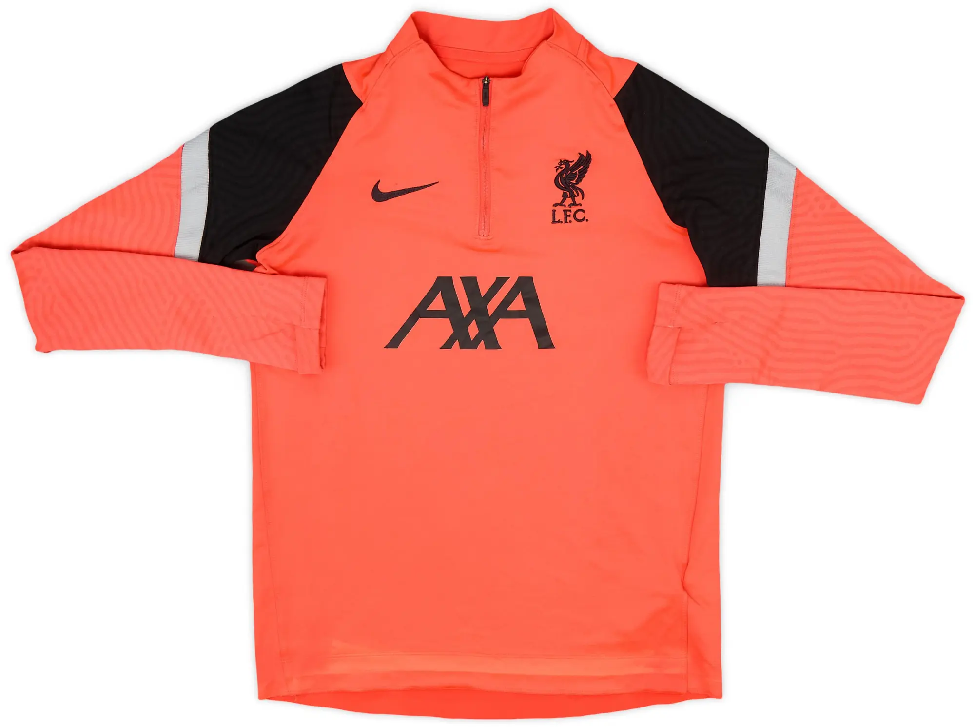 2021-22 Liverpool Nike 1/4 Zip Drill Top - 6/10 - (XL.Boys)