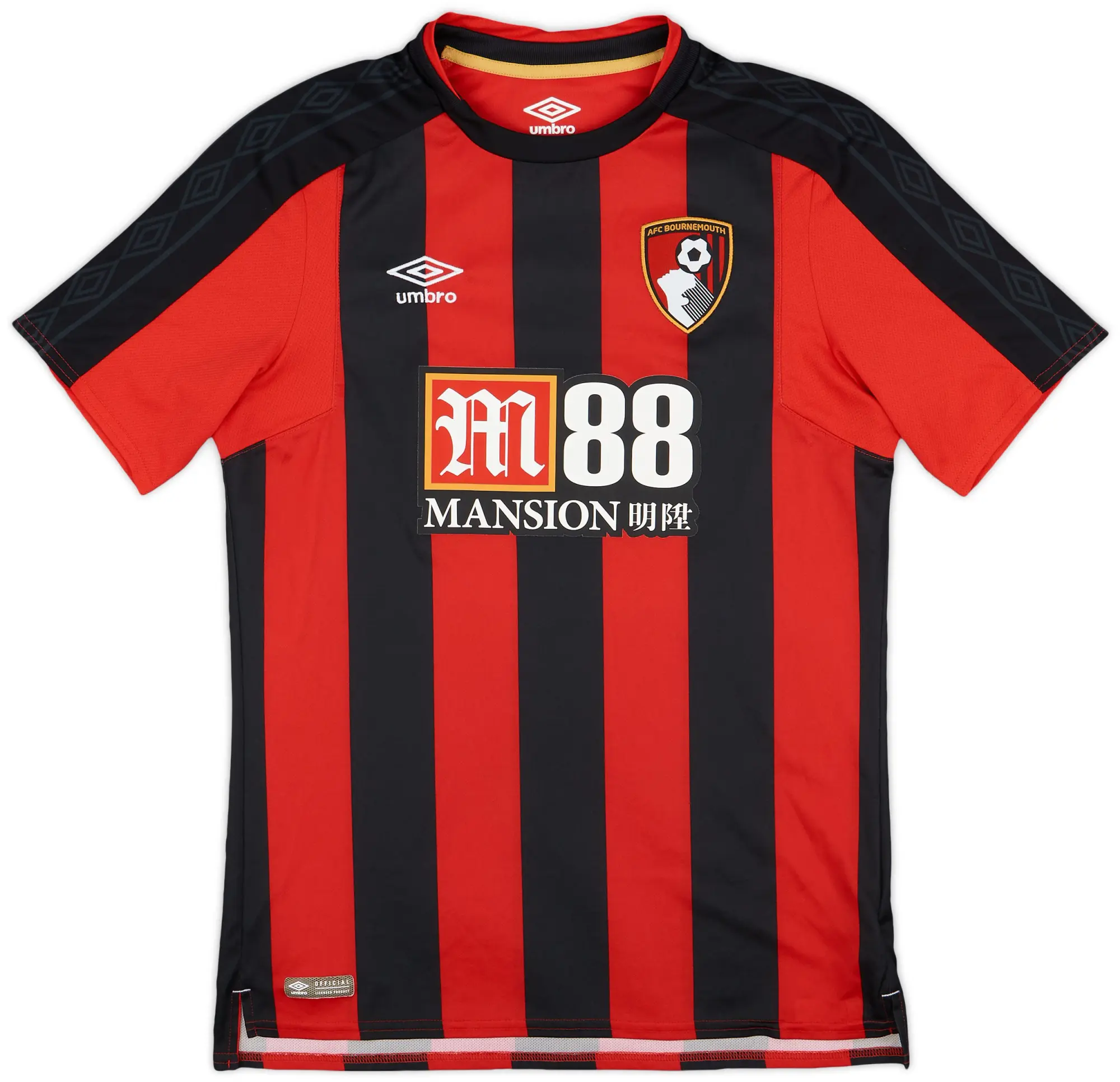 Umbro 2017-18 Bournemouth Home Shirt - 8/10 - (M)