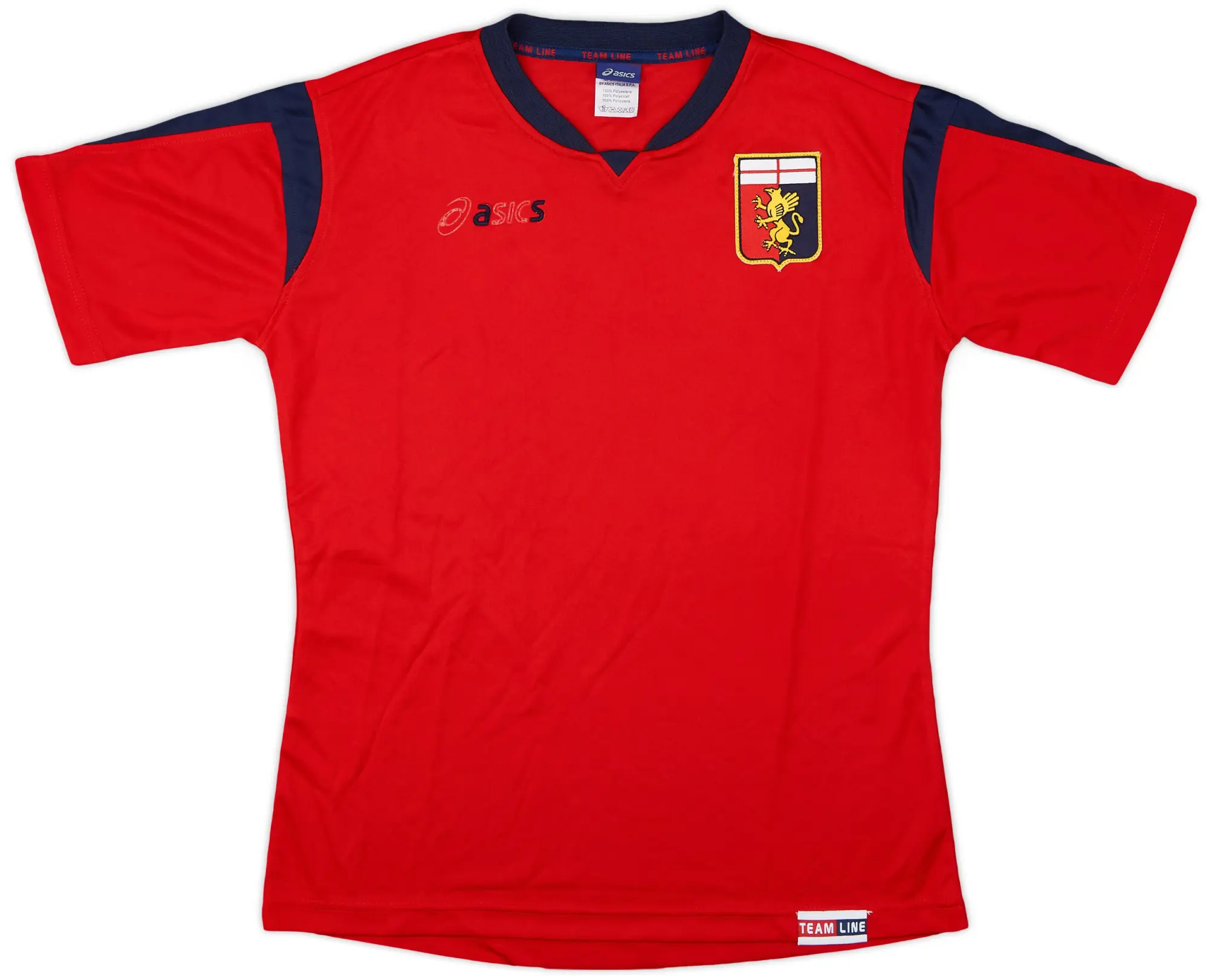 2009-10 Genoa Asics Training Shirt - 4/10 - (XL.Boys)