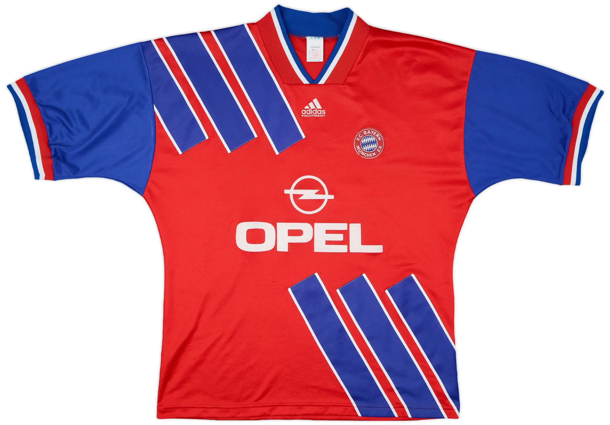 adidas 1993-95 Bayern Munich Home Shirt #3 - 6/10 - (XL)