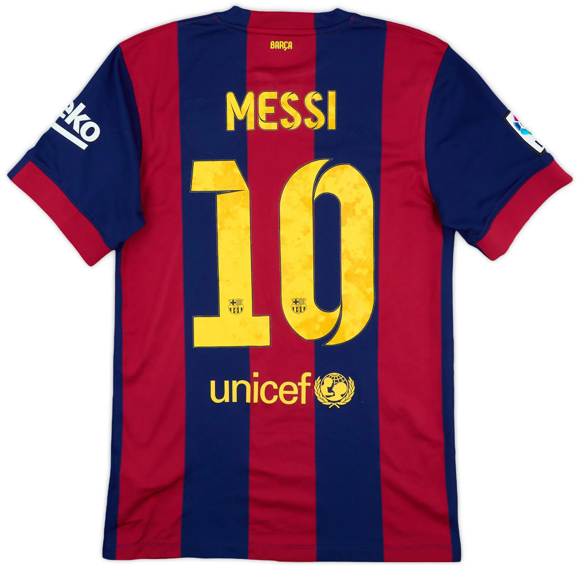 Nike 2014-15 Barcelona Home Shirt Messi #10 - 5/10 - (S)