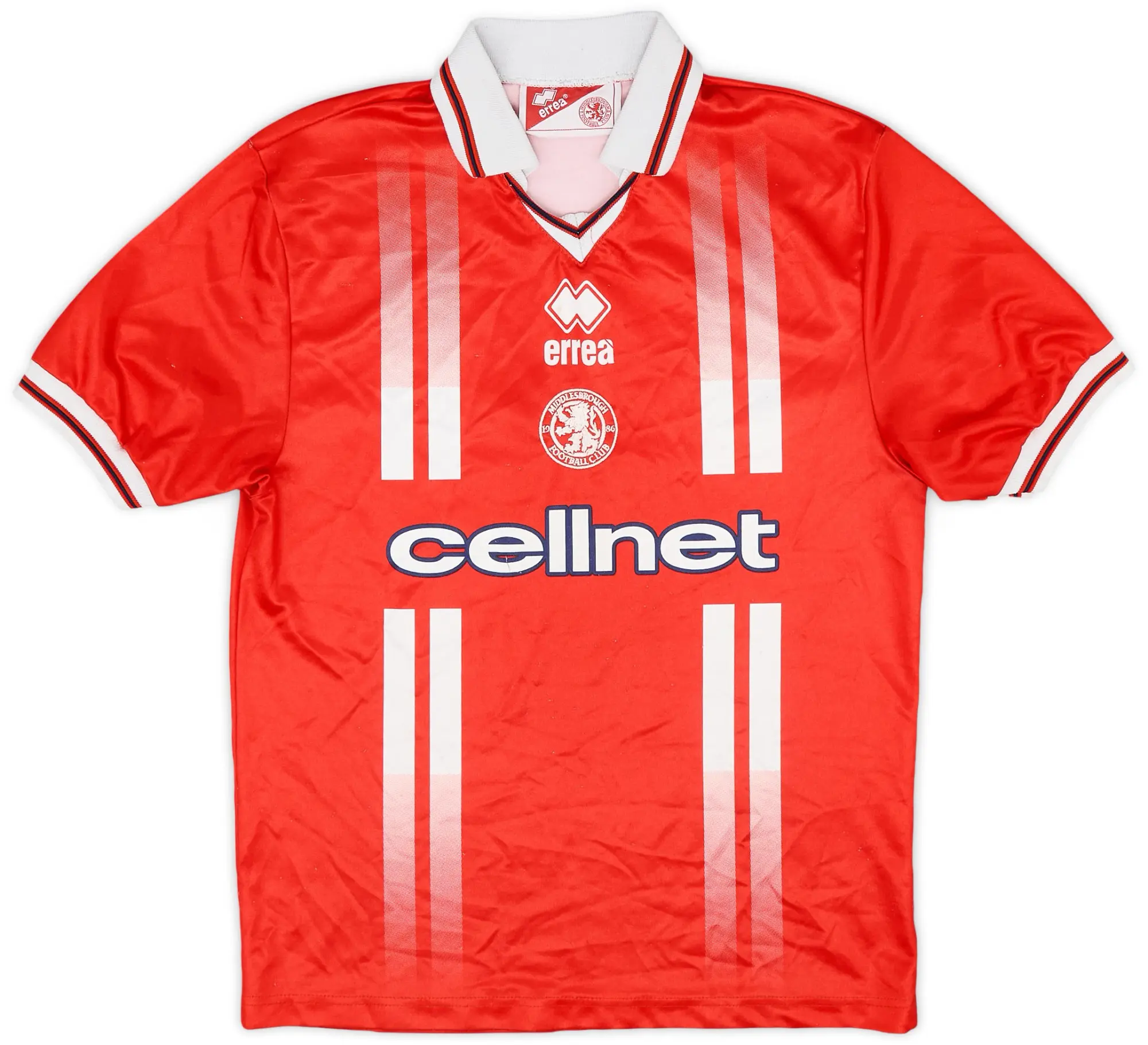 Errea 1998-99 Middlesbrough Home Shirt - 6/10 - (L.Boys)