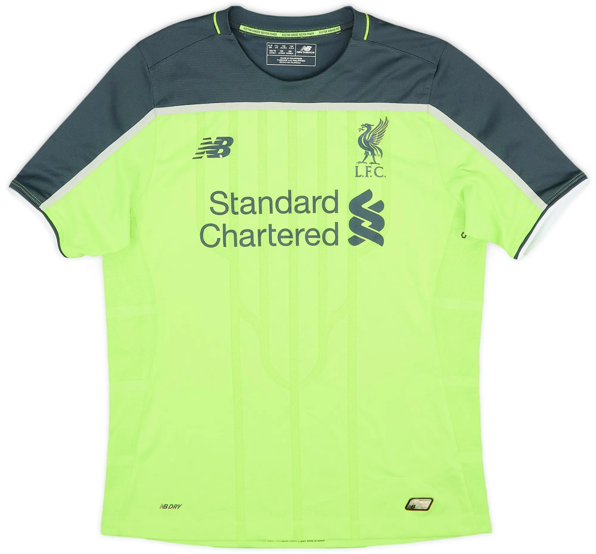 NewBalance 2016-17 Liverpool Third Shirt - 6/10 - (XL.Boys)