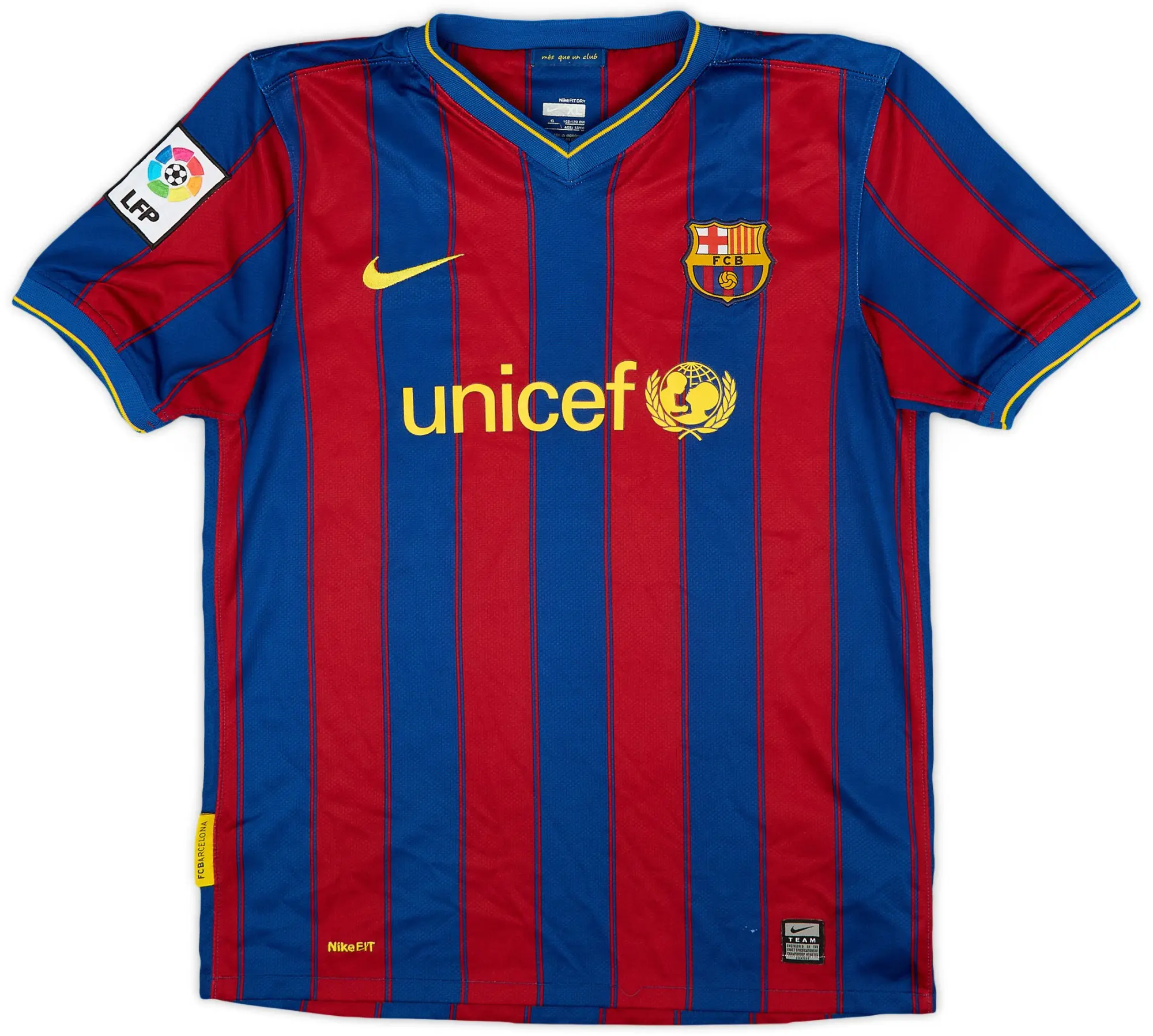 Nike 2009-10 Barcelona Home Shirt - 7/10 - (XL.Boys)