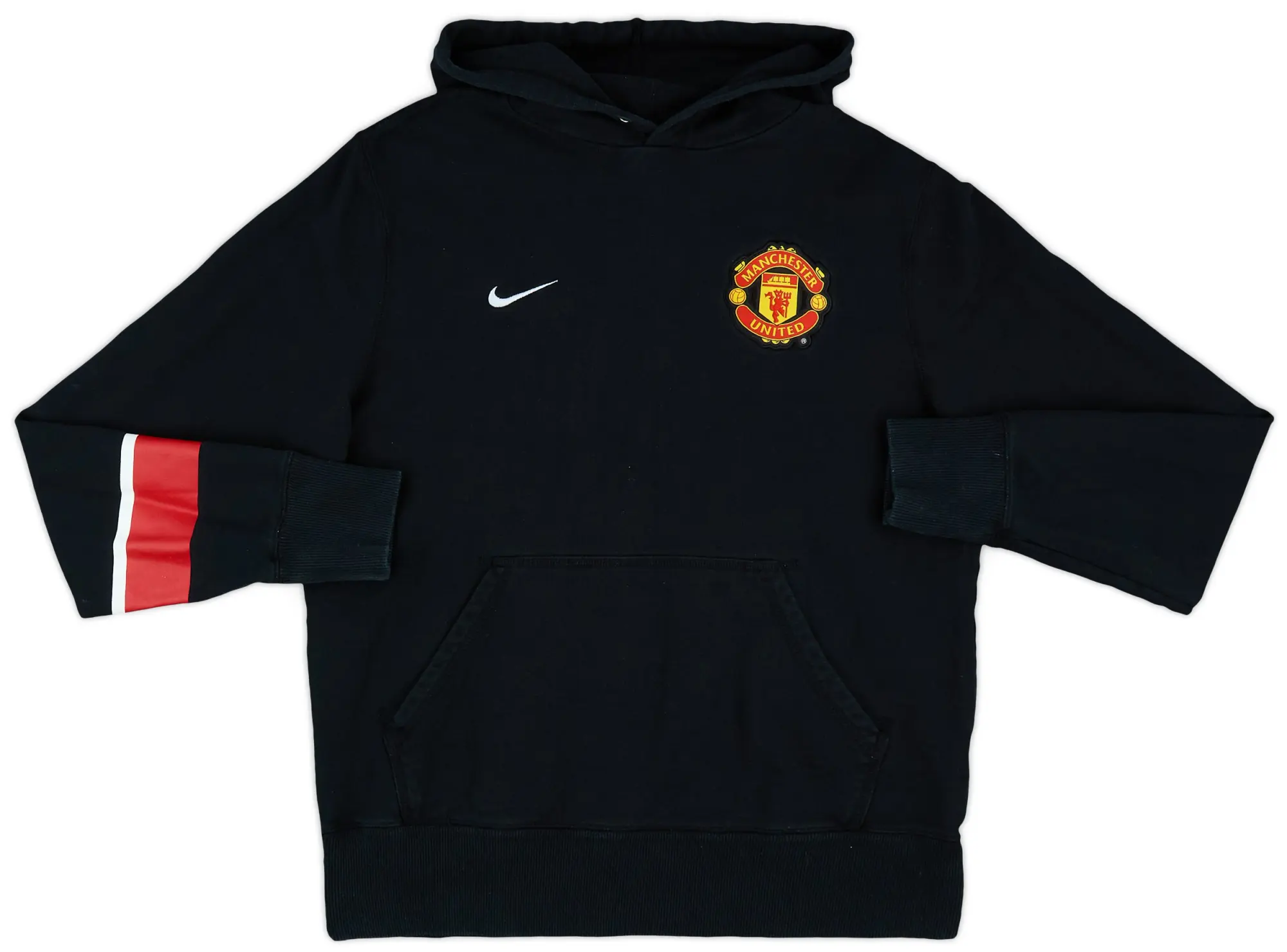 2013-14 Manchester United Nike Hooded Sweat Top - 8/10 - (M)