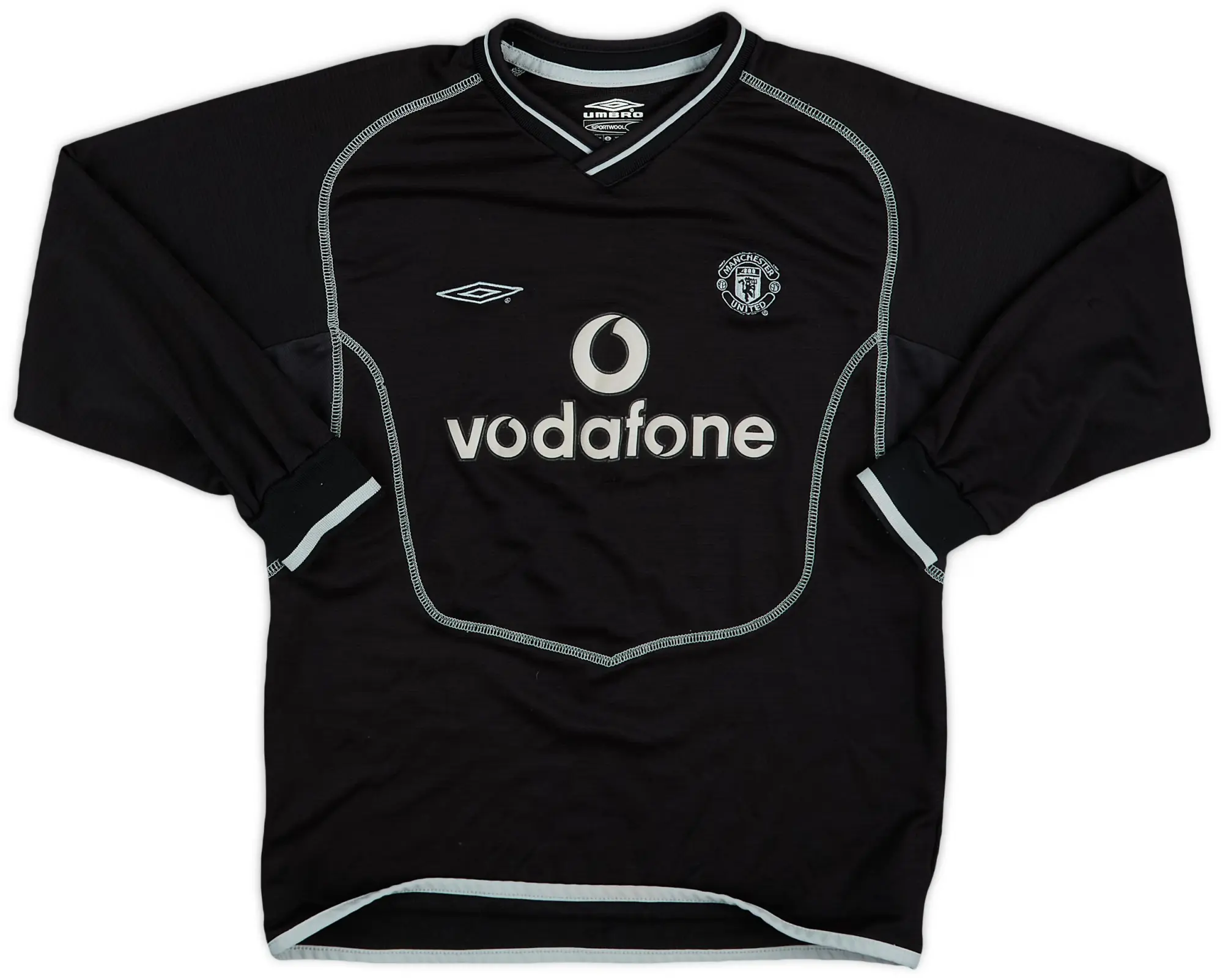 Umbro 2000-02 Manchester United GK Shirt - 5/10 - (L.Boys)