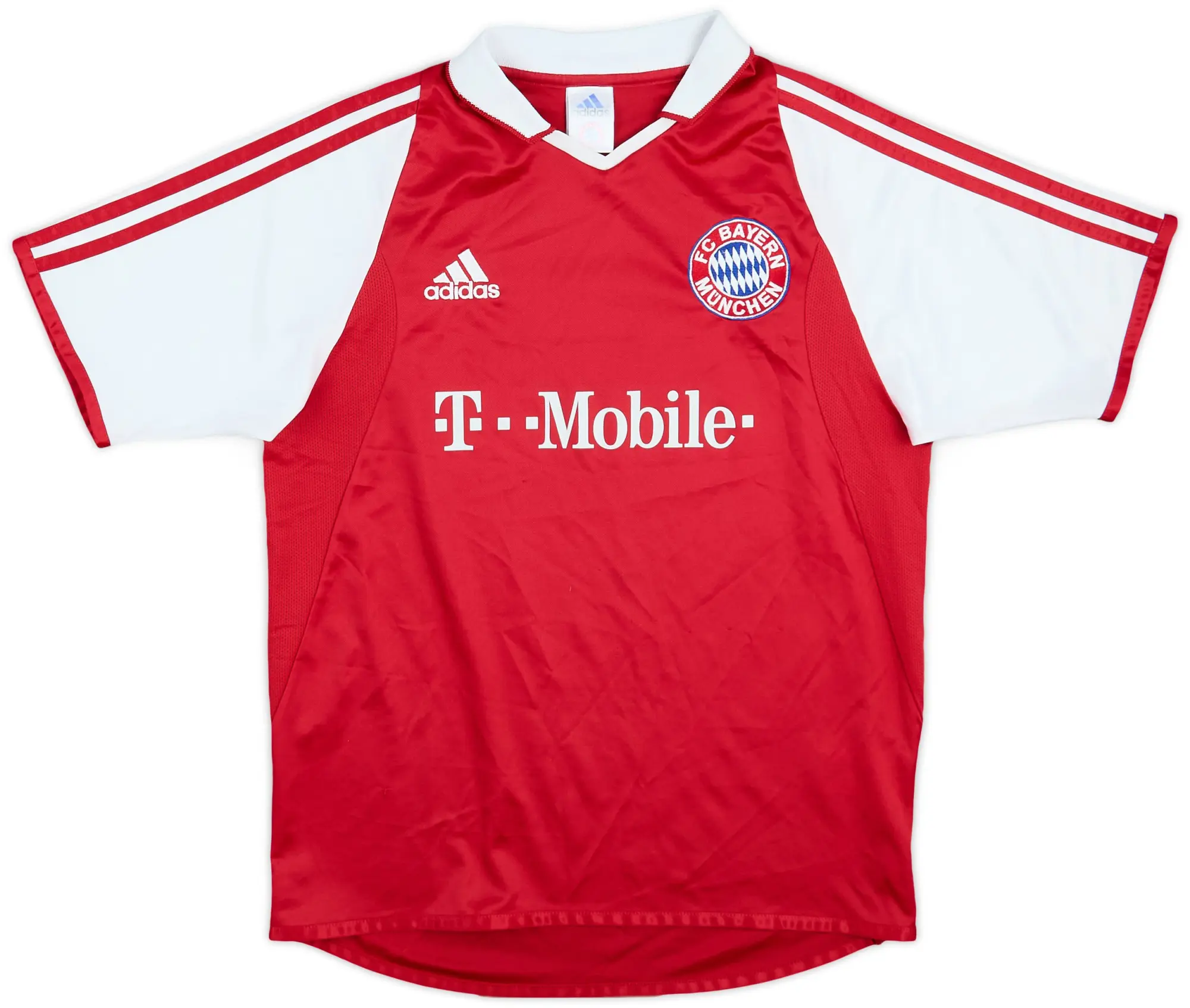 adidas 2003-04 Bayern Munich Home Shirt - 8/10 - (XL.Boys)