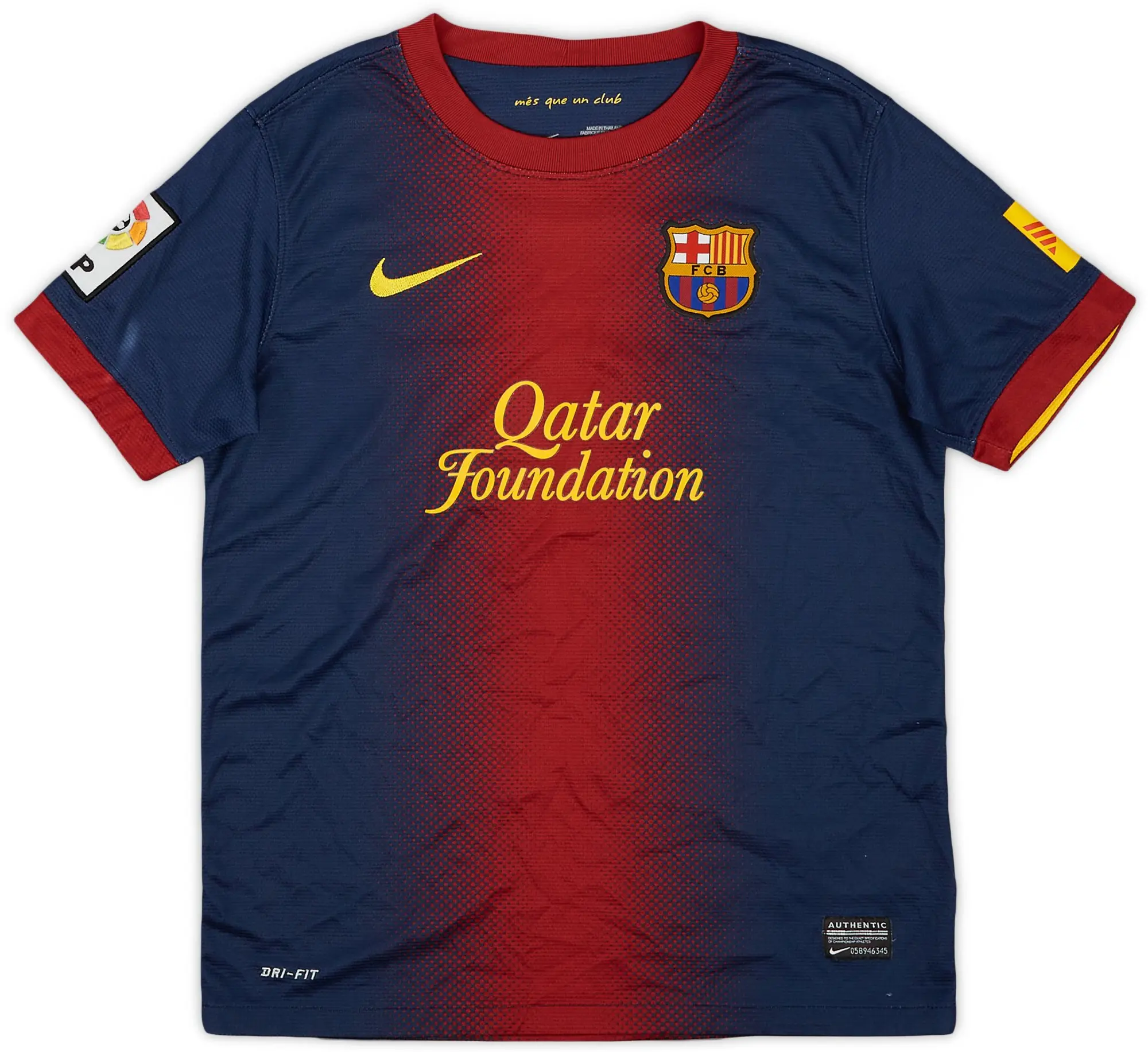 Nike 2012-13 Barcelona Home Shirt - 8/10 - (M.Boys)