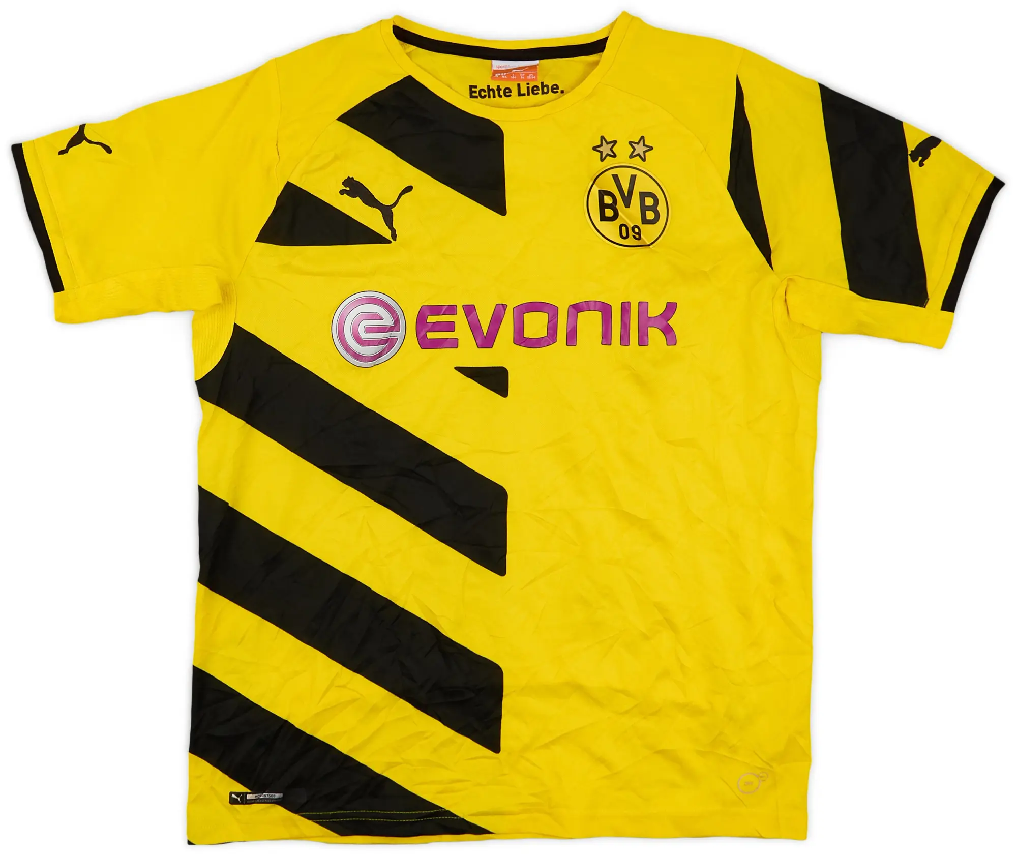 Puma 2014-15 Borussia Dortmund Home Shirt - 8/10 - (XL.Boys)