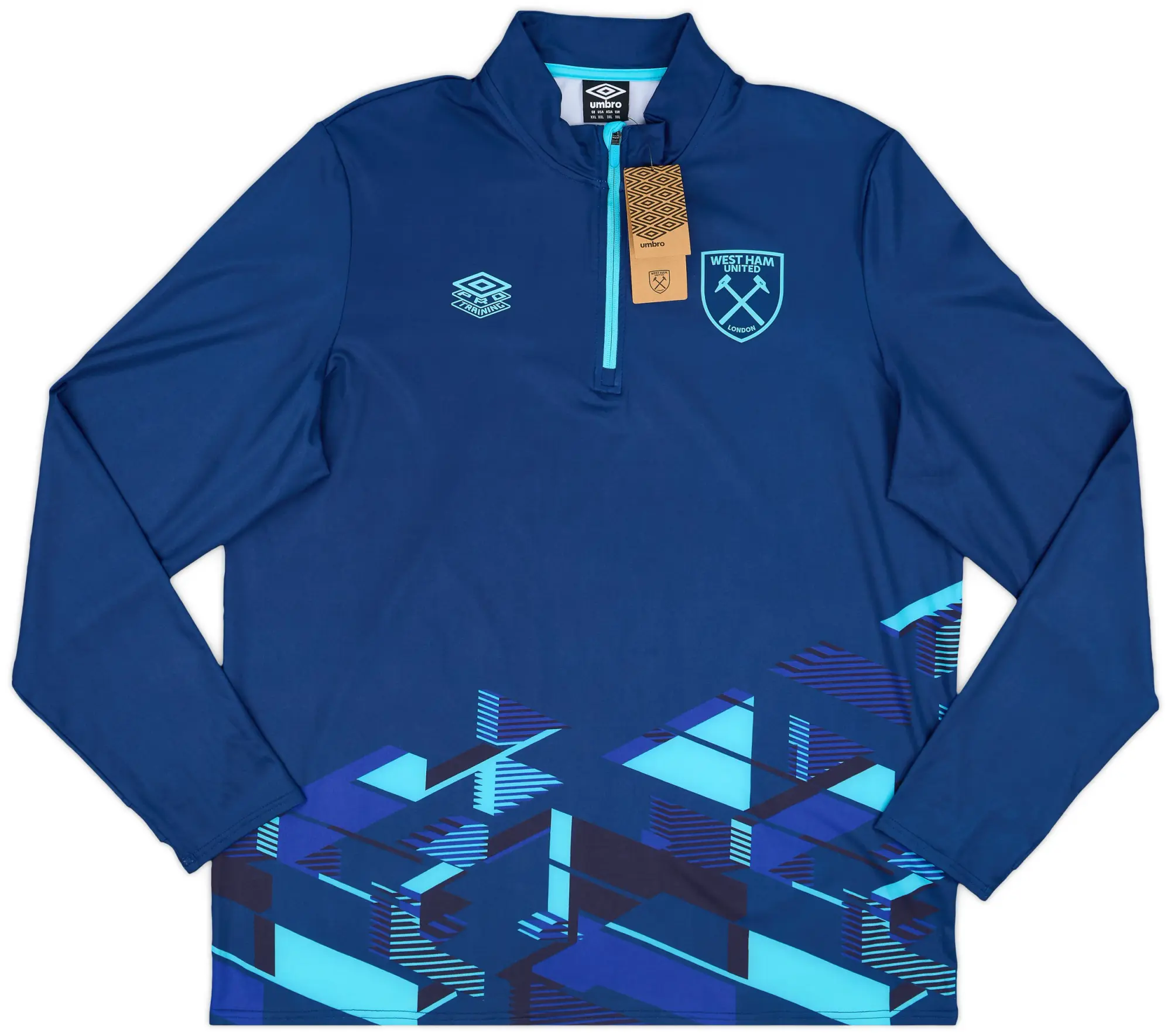 2023-24 West Ham Umbro 1/4 Zip Training (XXL)