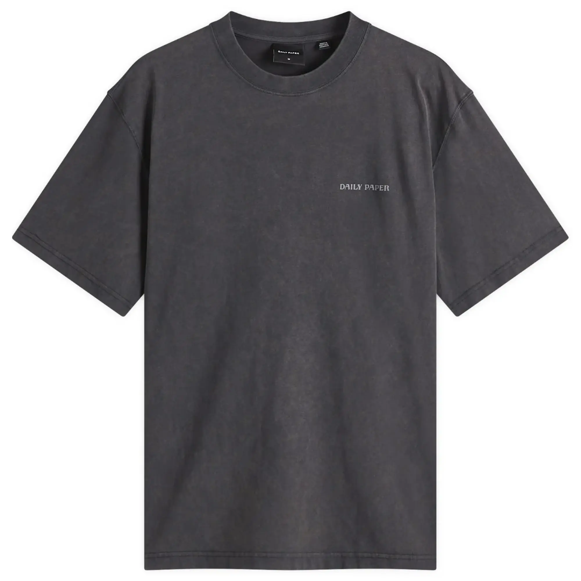 T-Shirt Daily Paper Senses T-Shirt Unisex Washed Black Xs