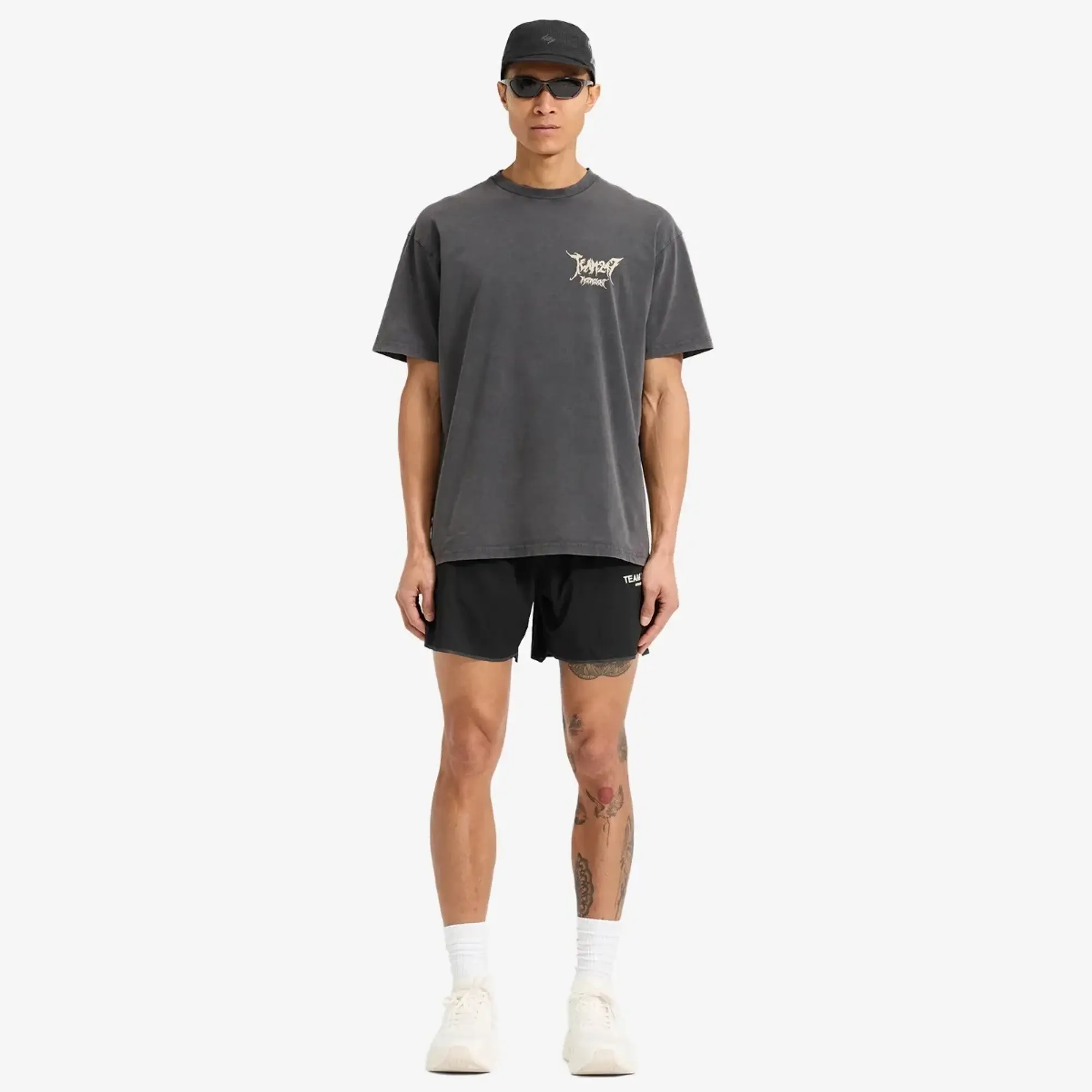 END. x Represent Men's 247 Oversized T-Shirt Washed Grey