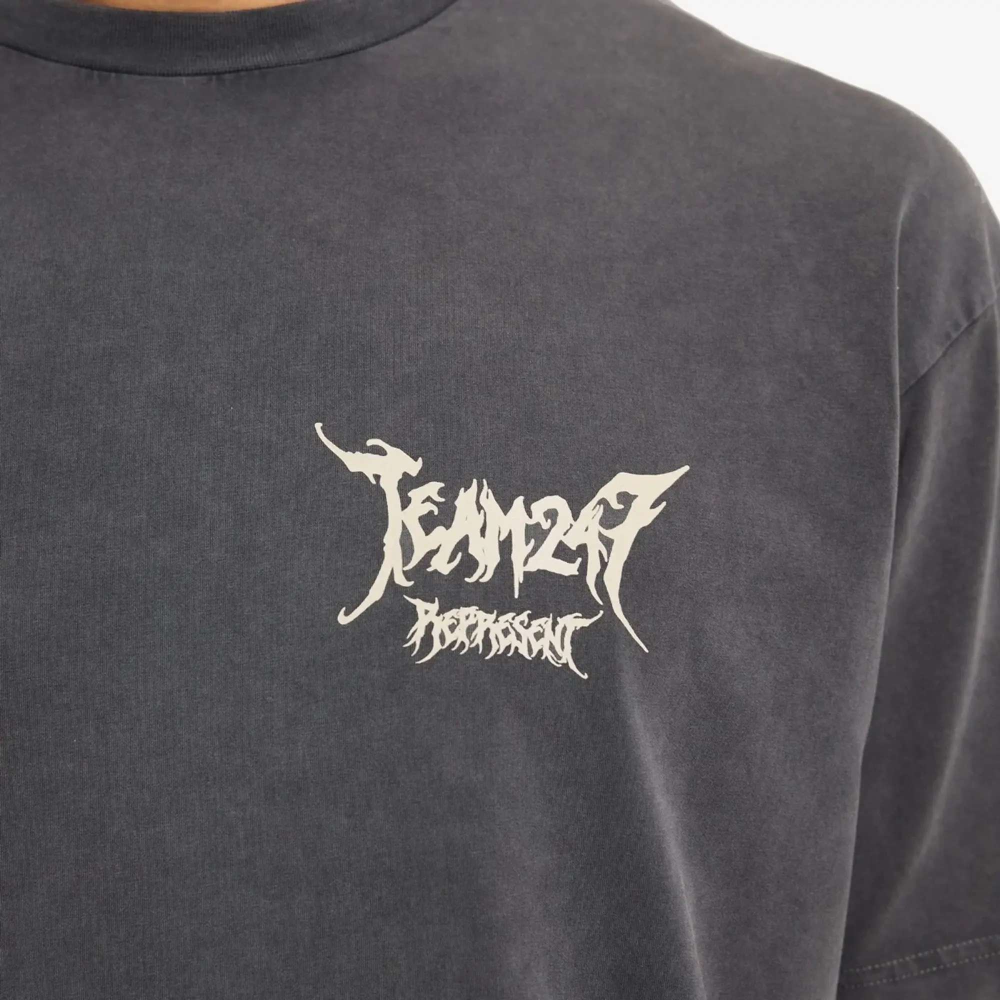 END. x Represent Men's 247 Oversized T-Shirt Washed Grey
