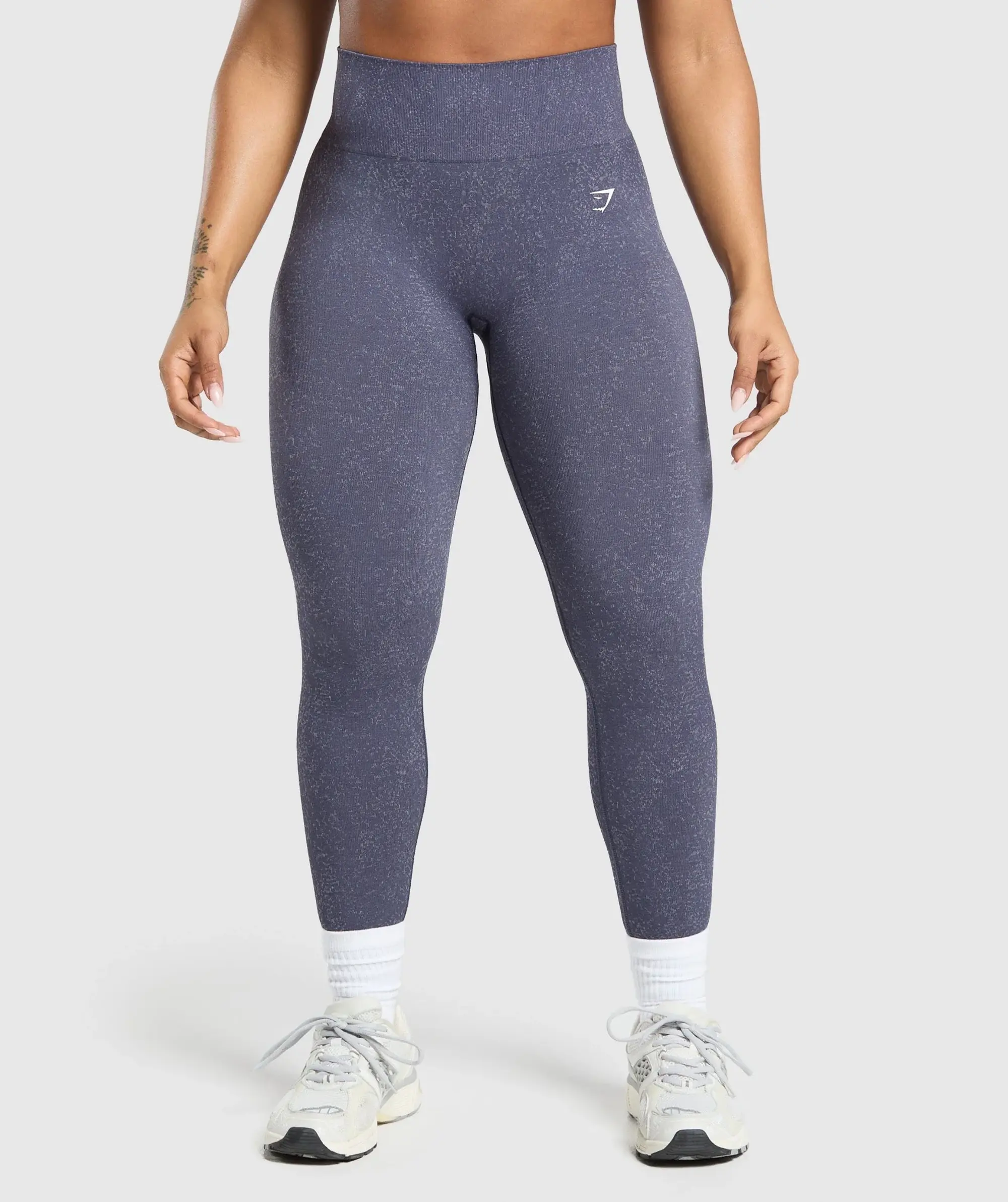 Gymshark Adapt Fleck Seamless Leggings - Weighted Purple/Metal Purple