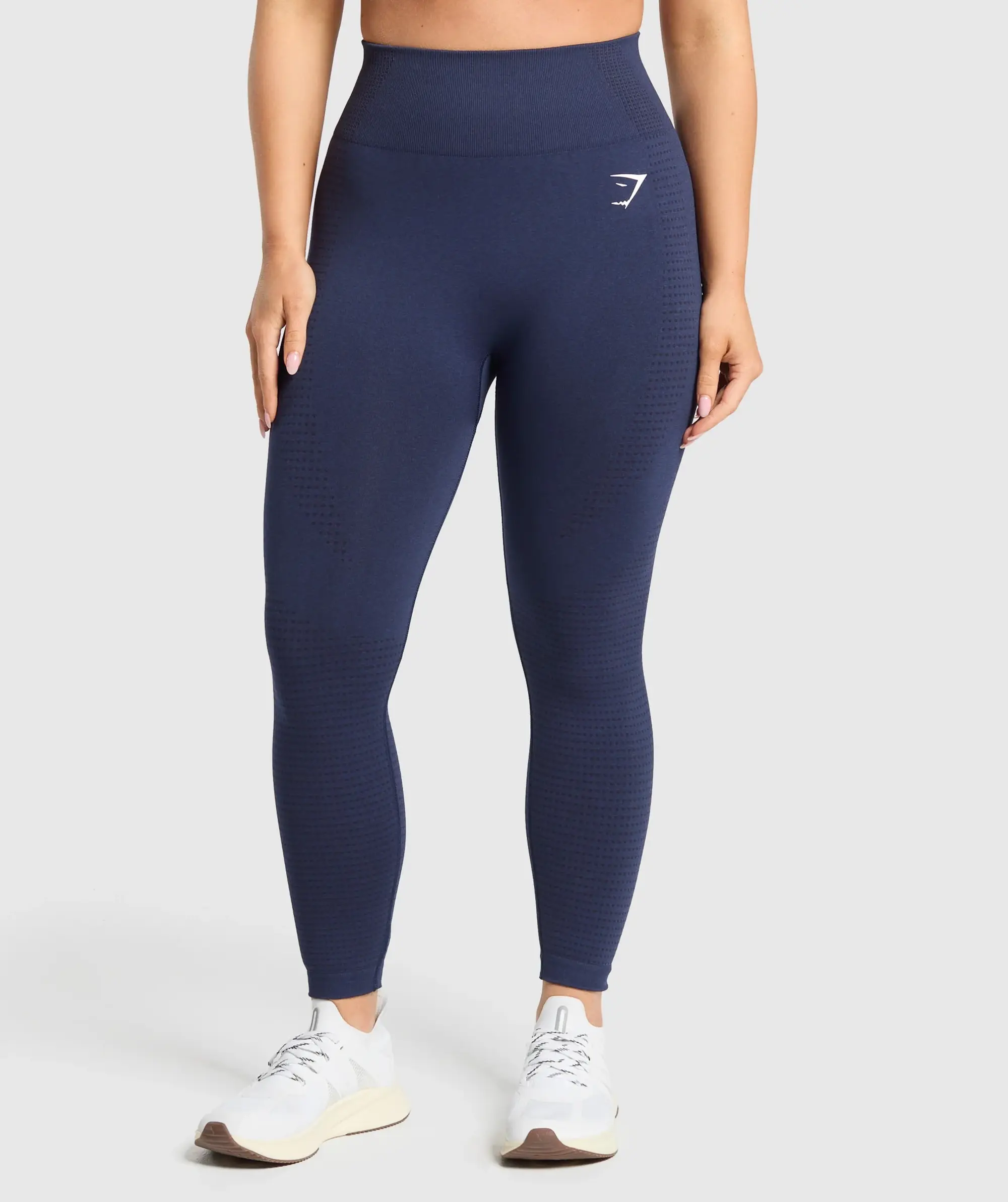 Gymshark Vital Seamless Leggings - Heavy Blue Marl