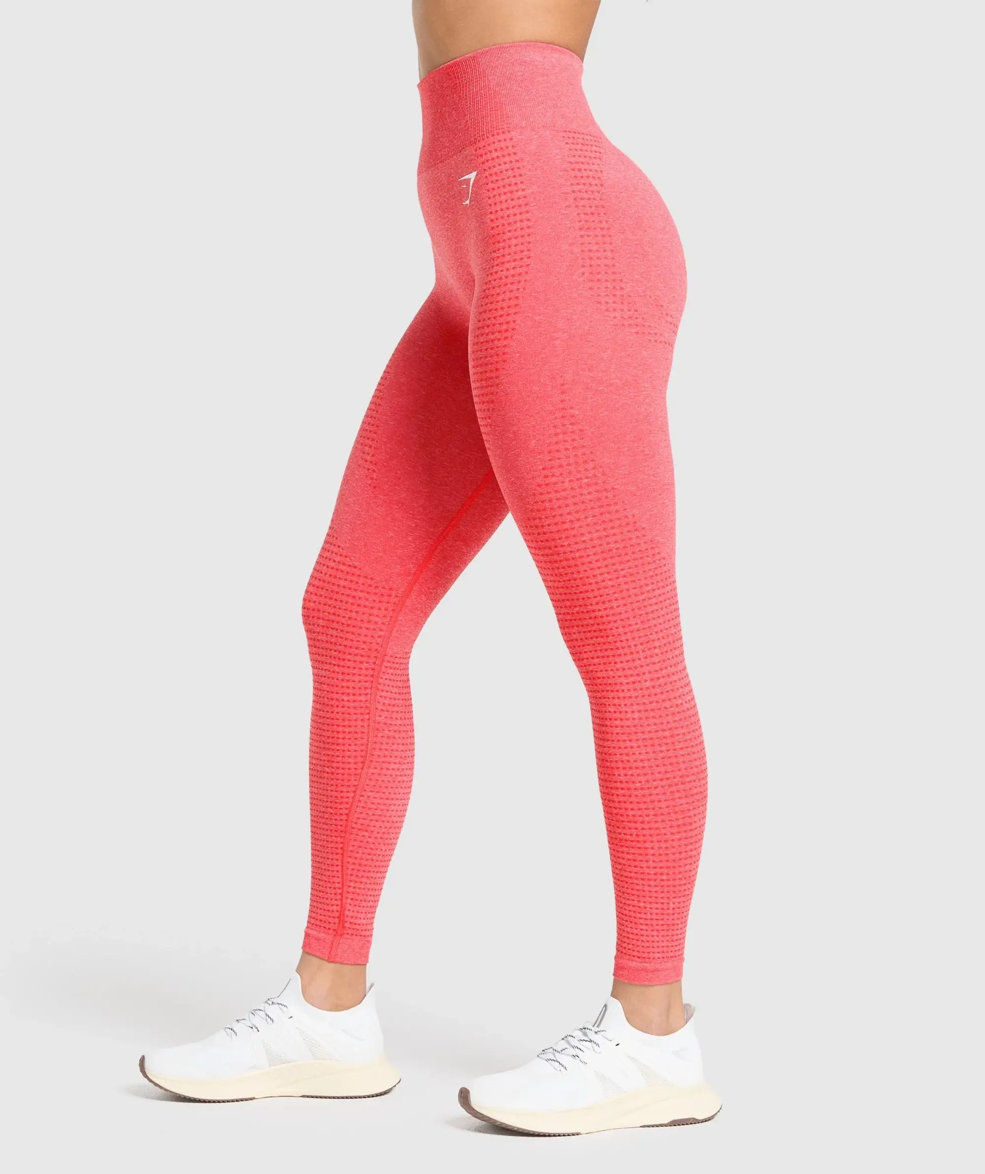 Gymshark Vital Seamless 2.0 Leggings - Coral Red Marl