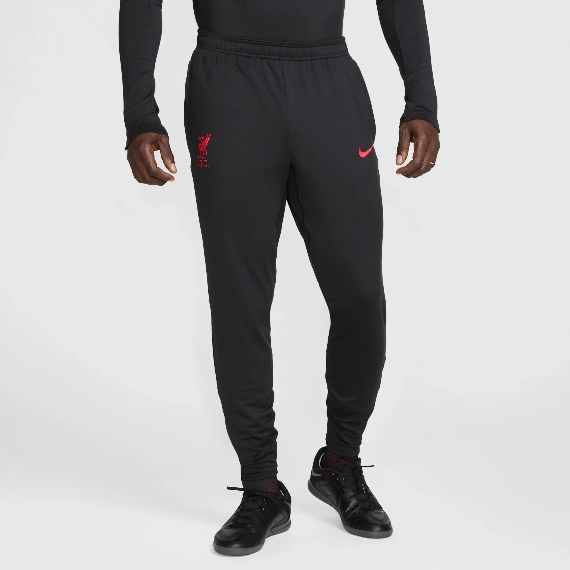 Liverpool F.C. Strike Special Edition Men's Nike Dri-FIT Football Knit Pants - Black - Polyester/Elastane