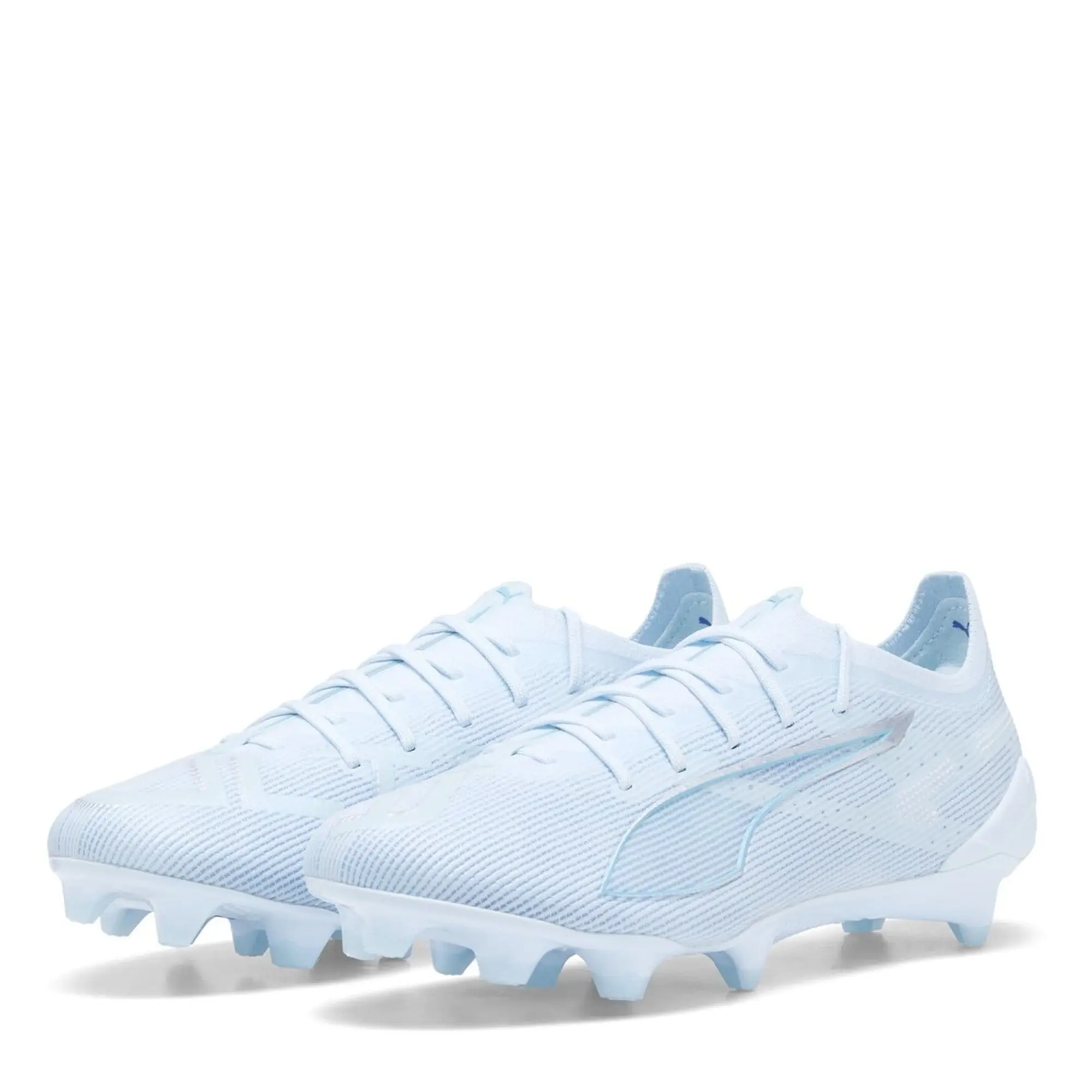 PUMA Ultra 5 Ultimate Light Up FG Football Boots Women, Icy Blue/White/Light Aqua