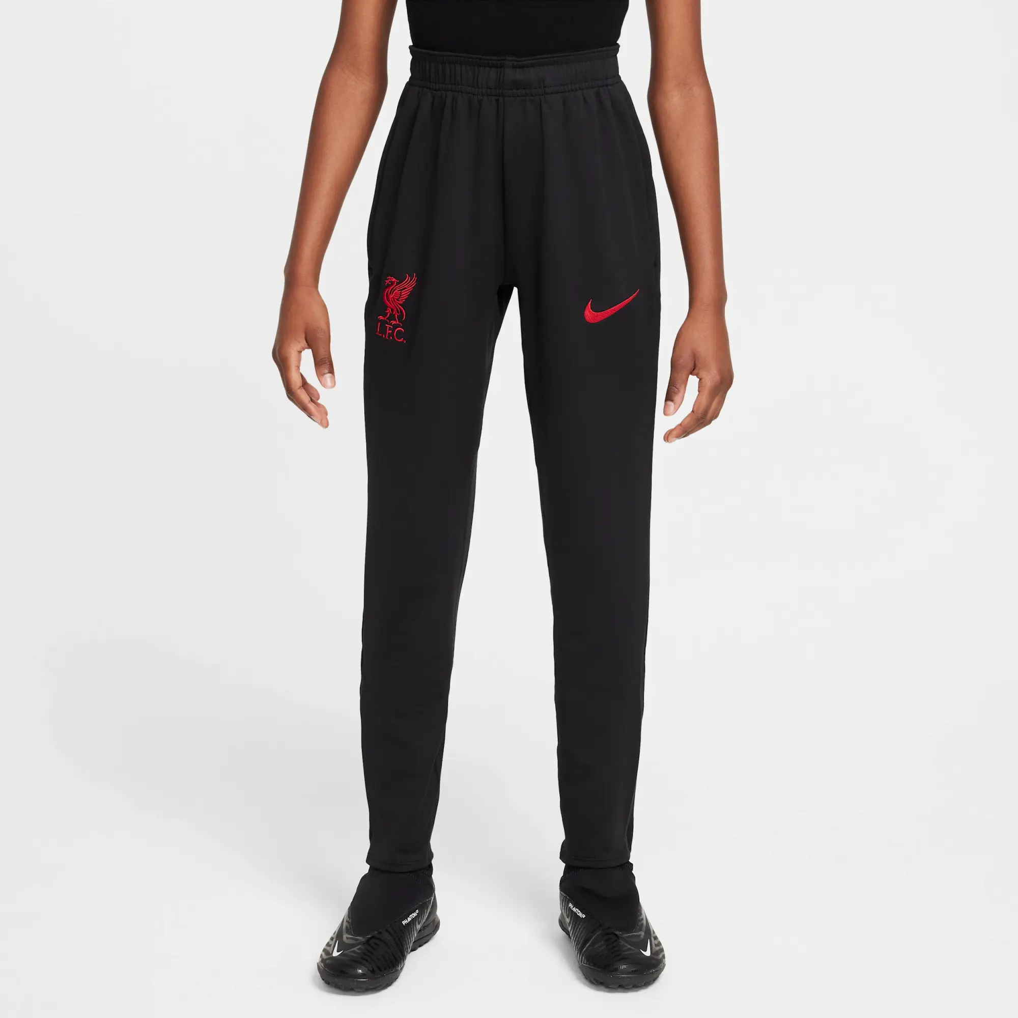 Liverpool F.C. Strike Special Edition Older Kids' Nike Dri-FIT Football Knit Pants - Black - Polyester/Elastane