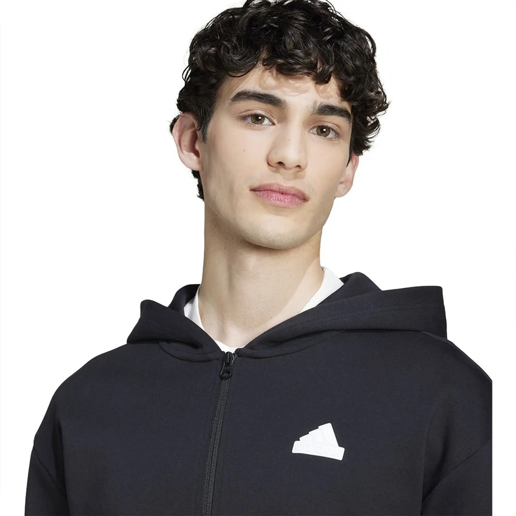 Adidas Future Icons Doubleknit Full Zip Sweatshirt