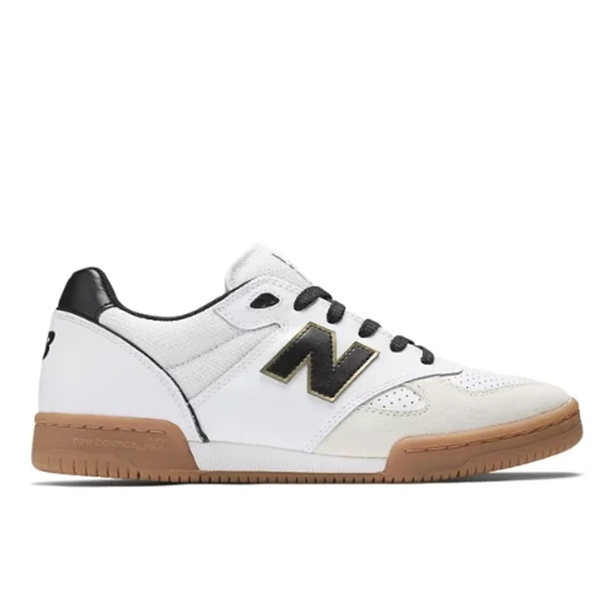 New Balance Men's NB Numeric Tom Knox 600 in White/Black Suede/Mesh