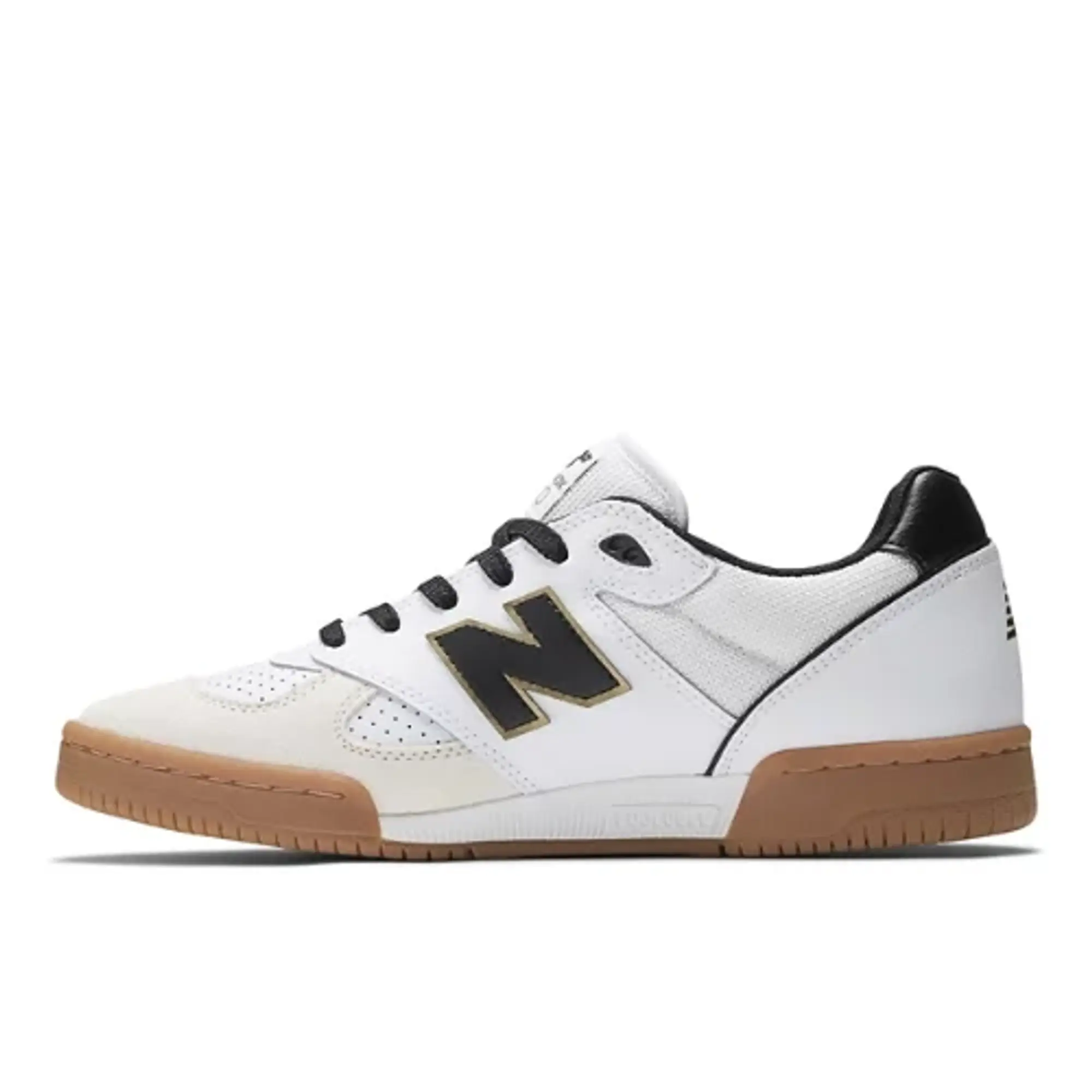 New Balance Men's NB Numeric Tom Knox 600 in White/Black Suede/Mesh