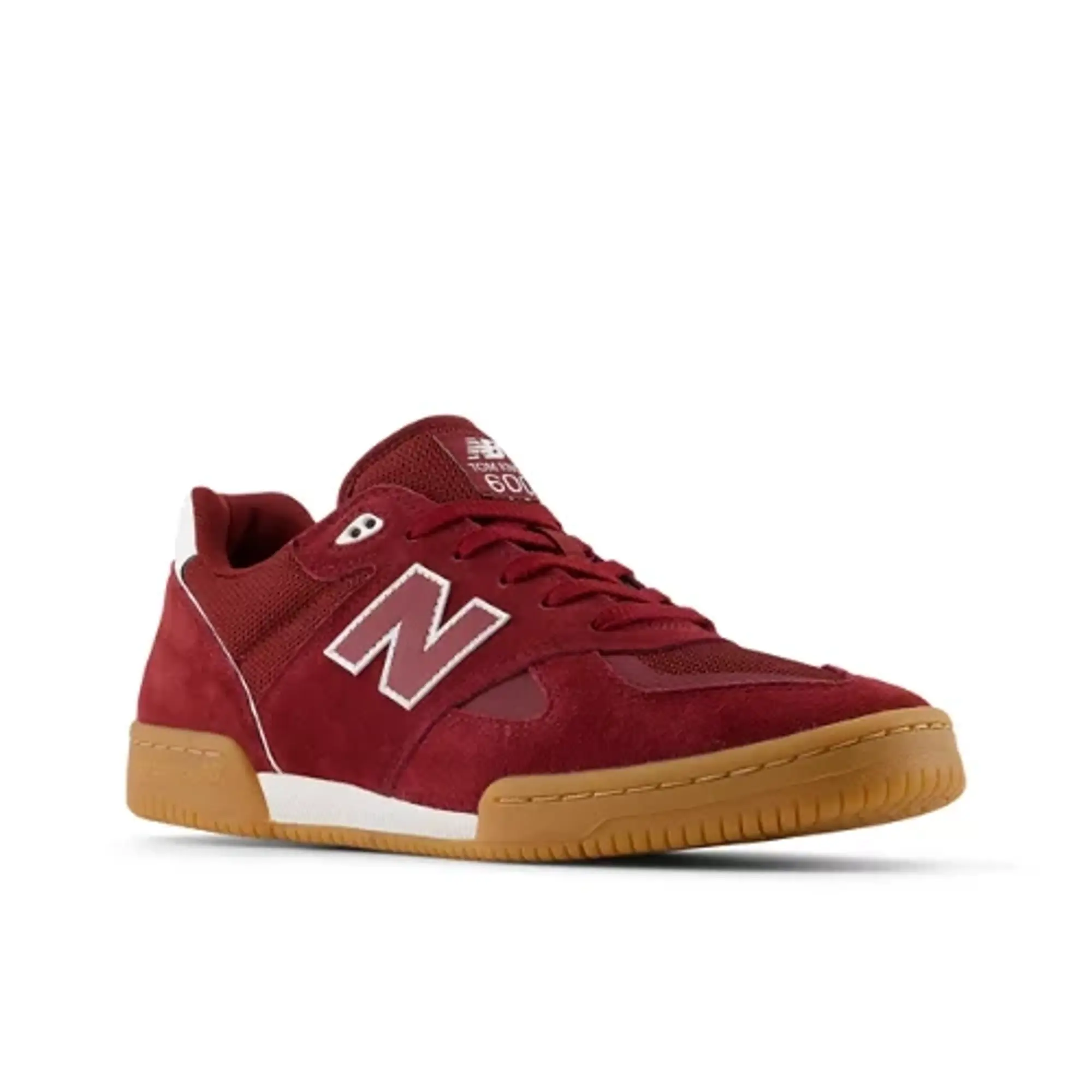 New Balance Men's NB Numeric Tom Knox 600 in White/Black Suede/Mesh