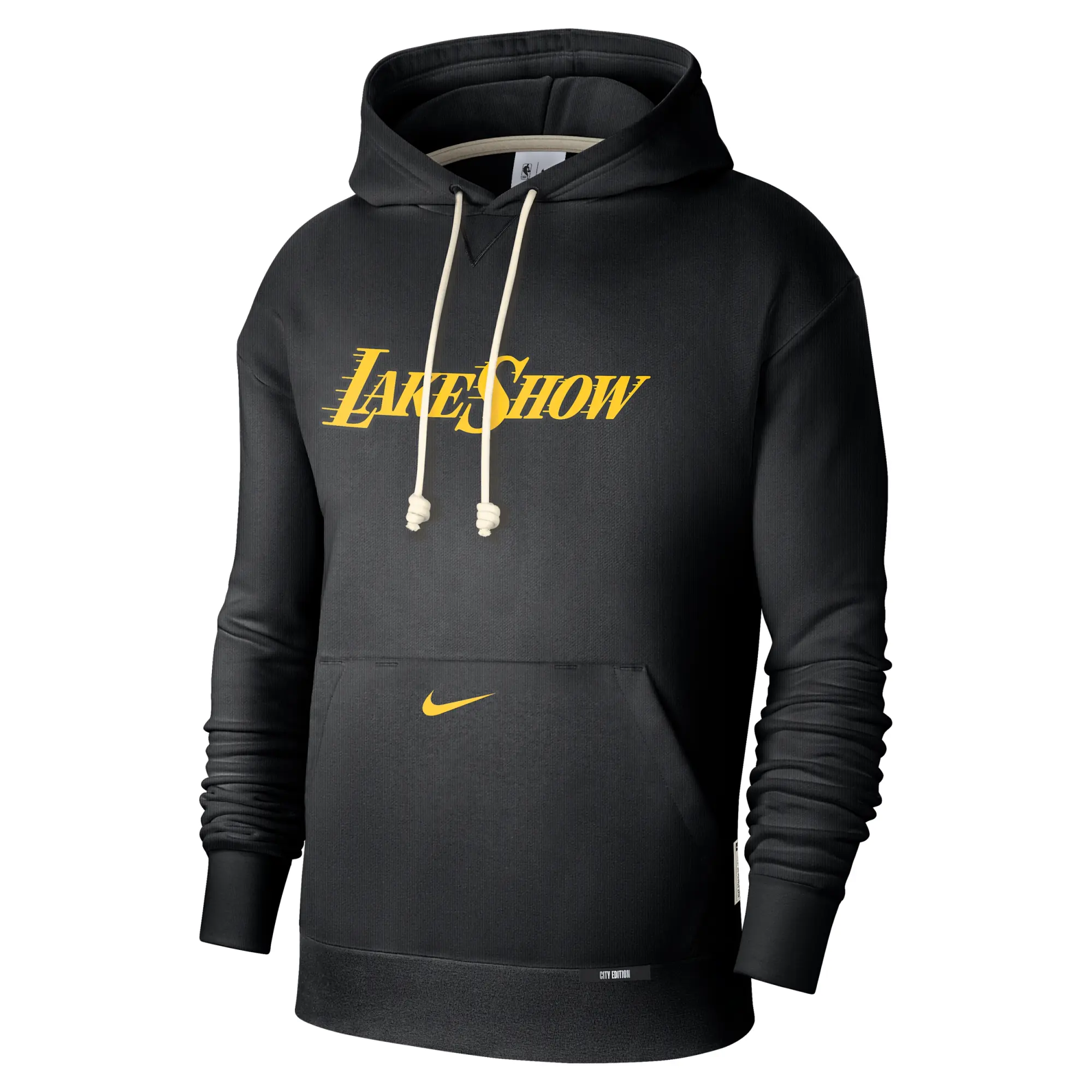 Nike NBA LOS ANGELES LAKERS HOODED LONG SLEEVE TOP