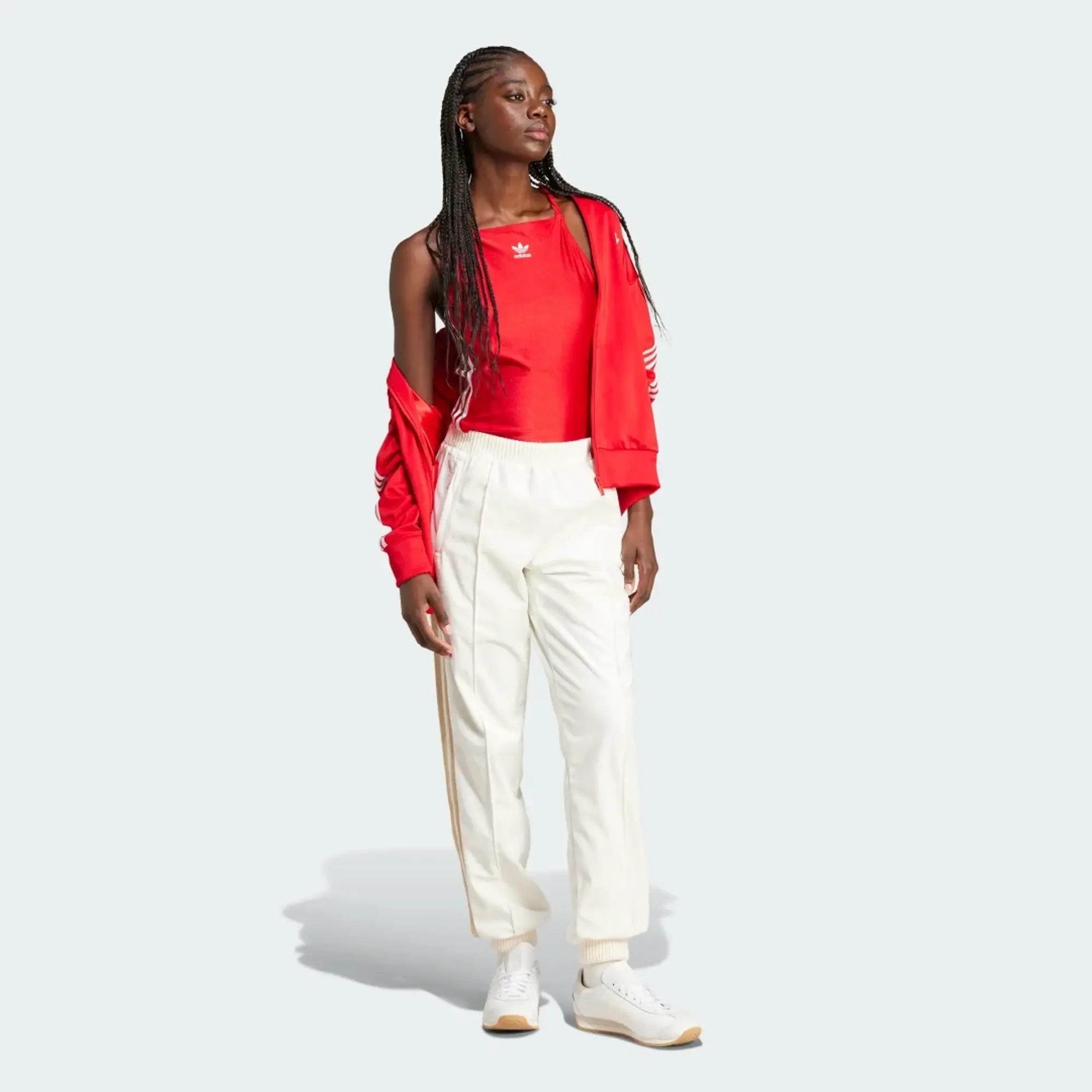 adidas Premium Brushed Velvet Track Tracksuit Bottoms