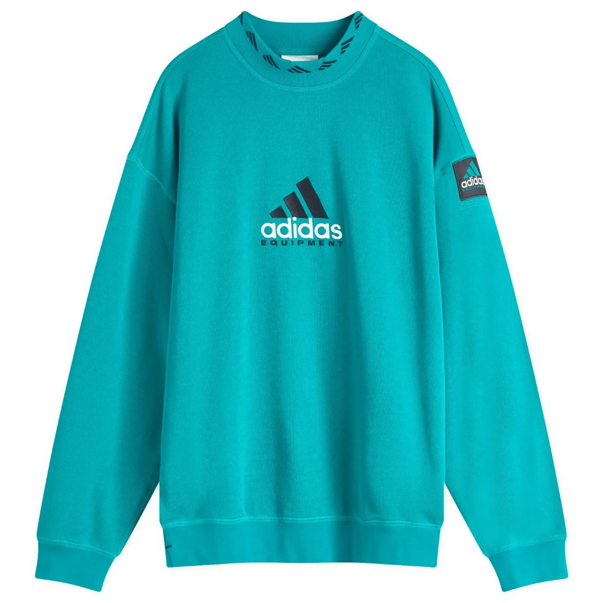 Adidas Men's EQT Reflect Crew Sweat Equipment Green