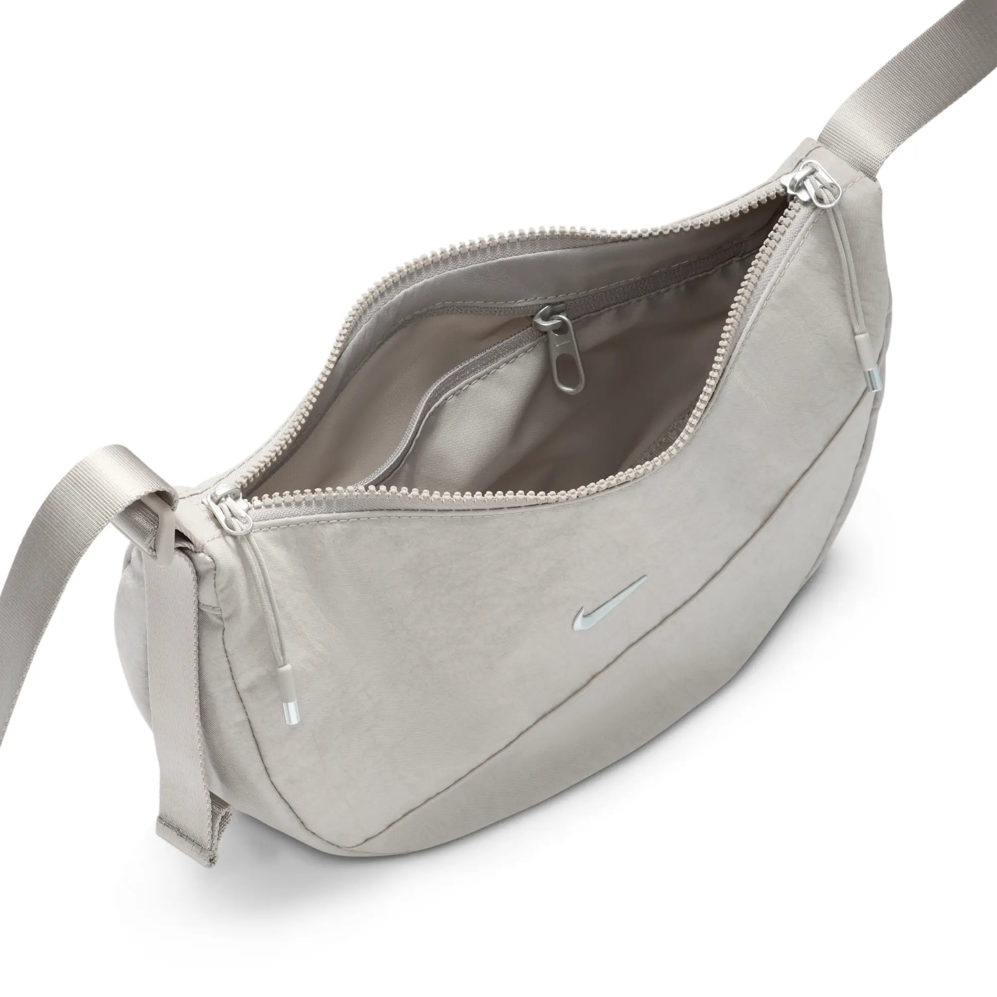 Nike Aura Crescent Cross-Body Bag (4L) - Grey - Nylon