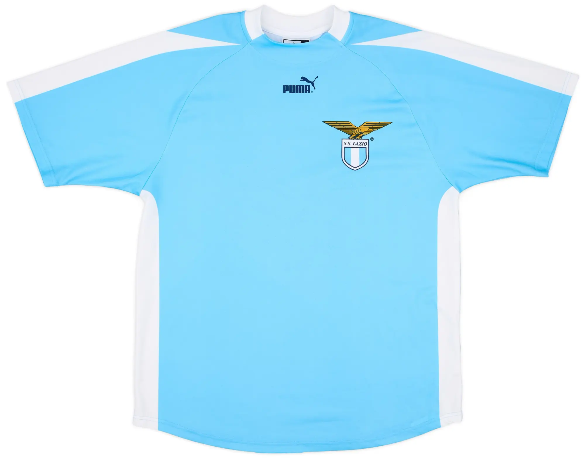 Puma 2003-04 Lazio 'Signed' Basic Home Shirt - 8/10 - (L)