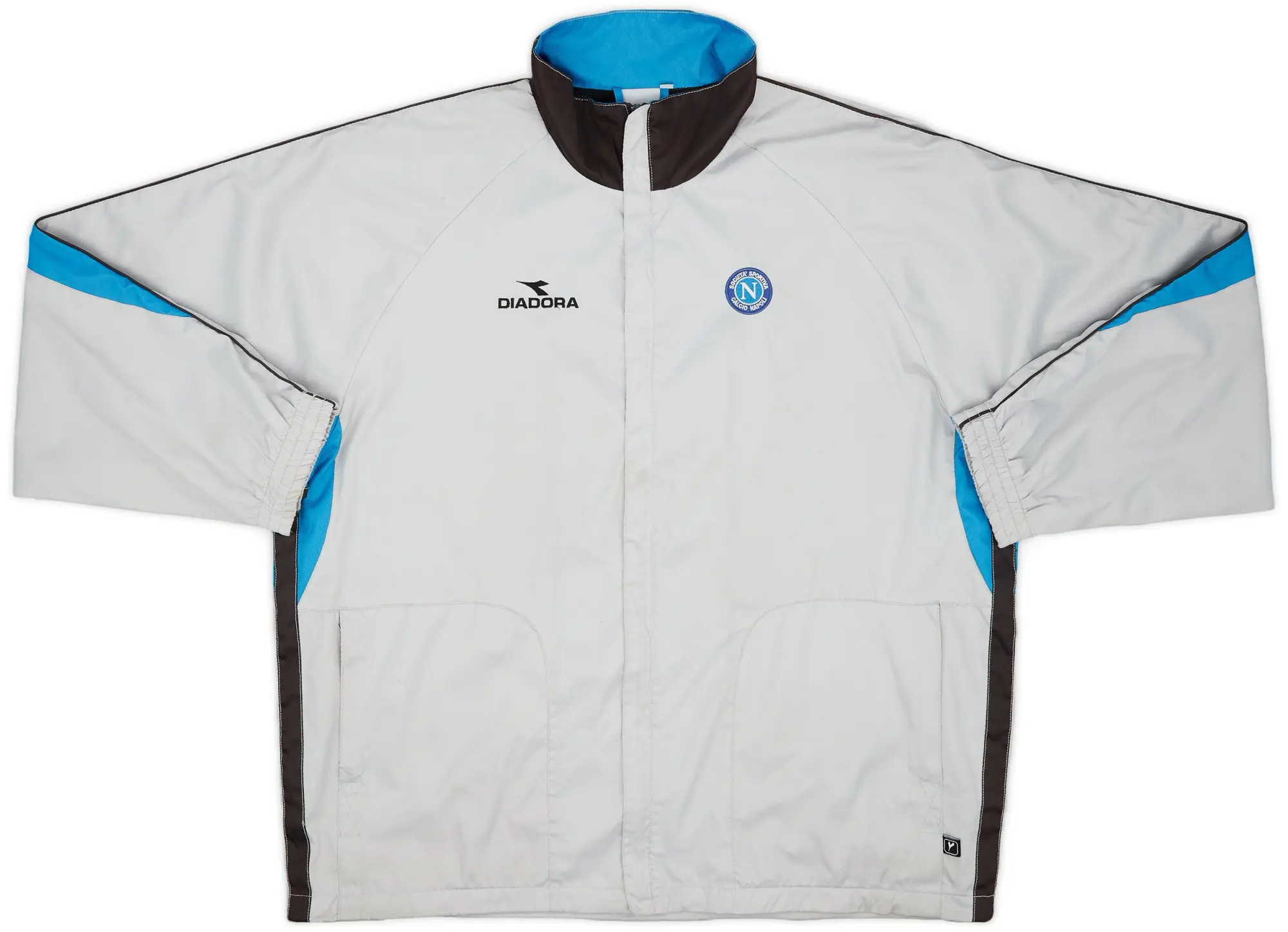 2002-03 Napoli Diadora Track Jacket - 7/10 - (XXL)