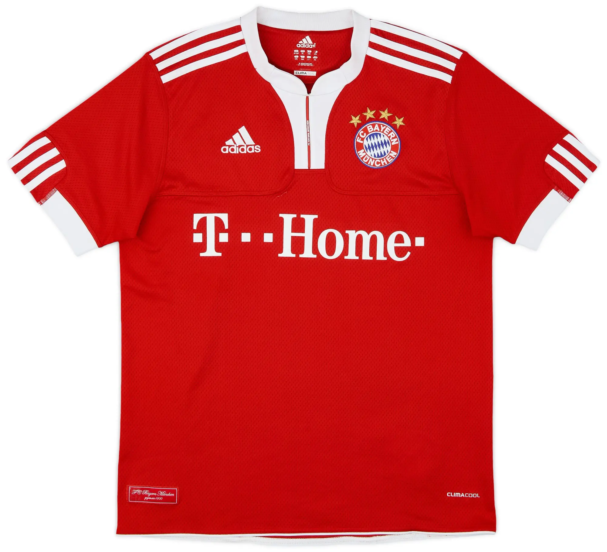 adidas 2009-10 Bayern Munich Home Shirt - 9/10 - (XL.Boys)