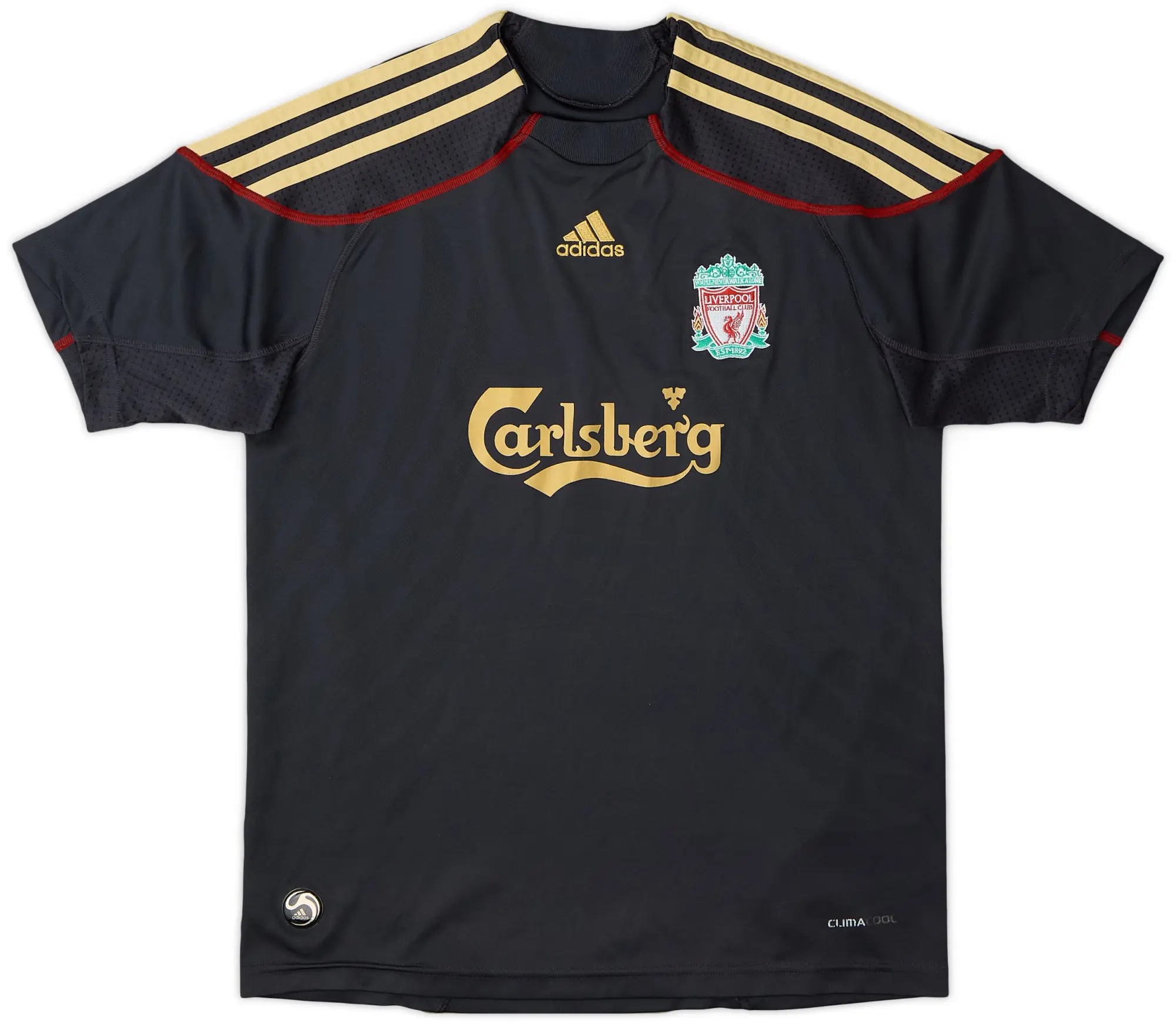 adidas 2009-10 Liverpool Away Shirt - 6/10 - (M.Boys)