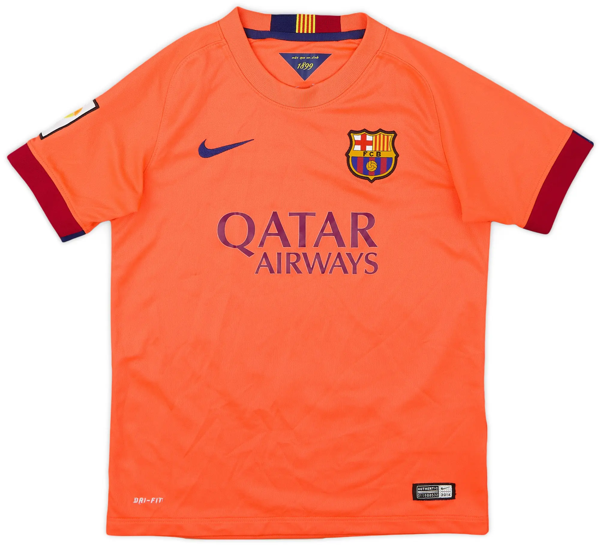 Nike 2014-15 Barcelona Away Shirt - 7/10 - (M.Boys)