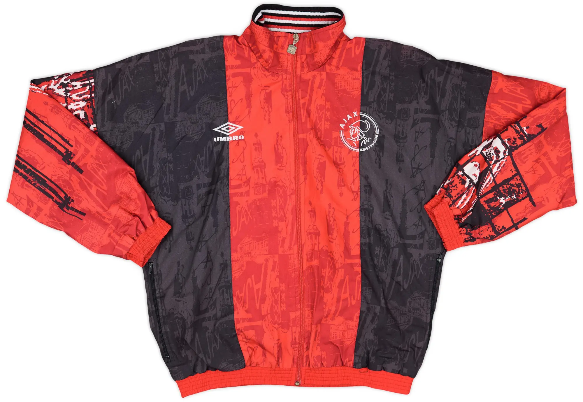 1996-97 Ajax Umbro Track Jacket - 8/10 - (S)