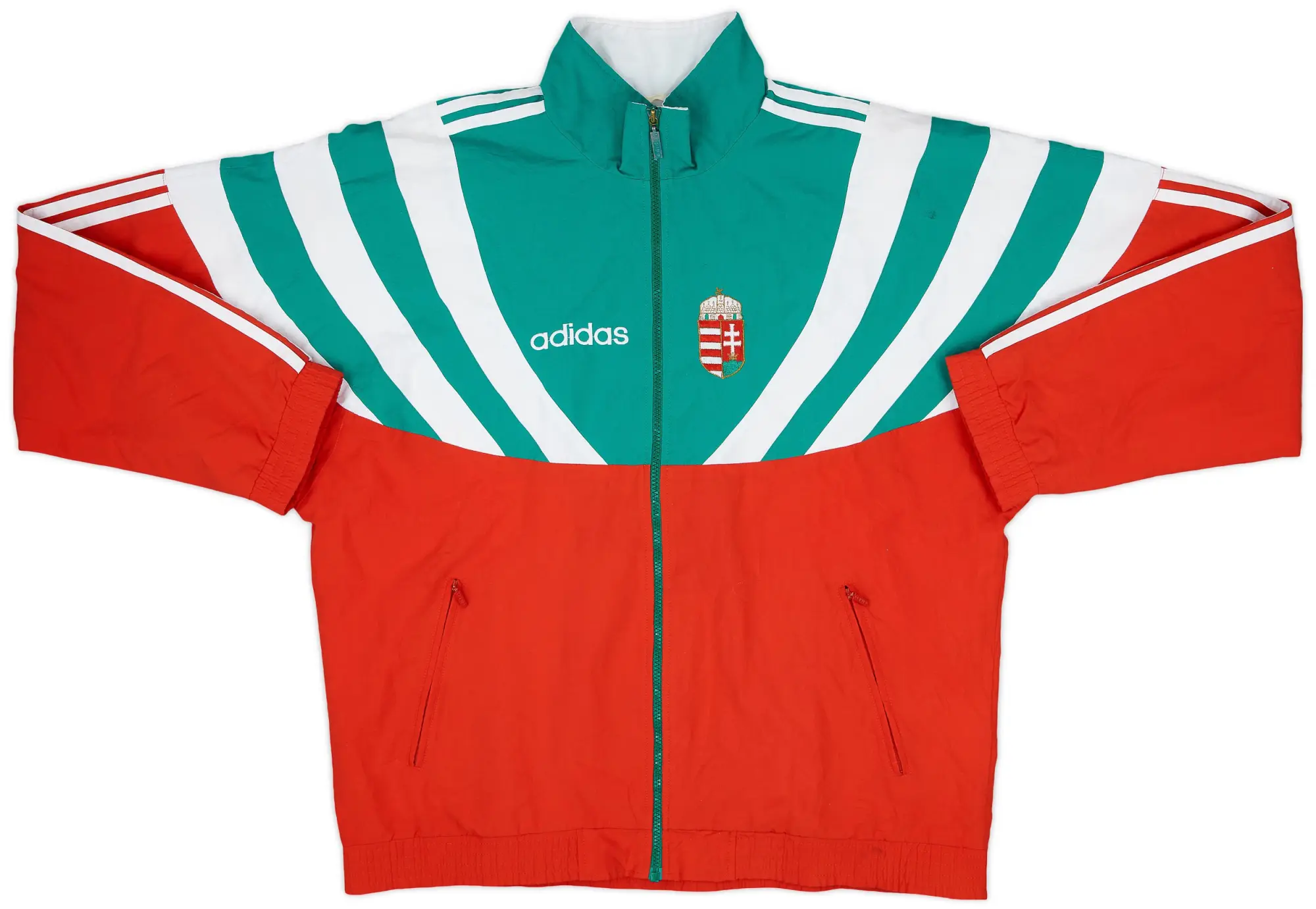 1995-96 Hungary adidas Track Jacket - 7/10 - (L/XL)