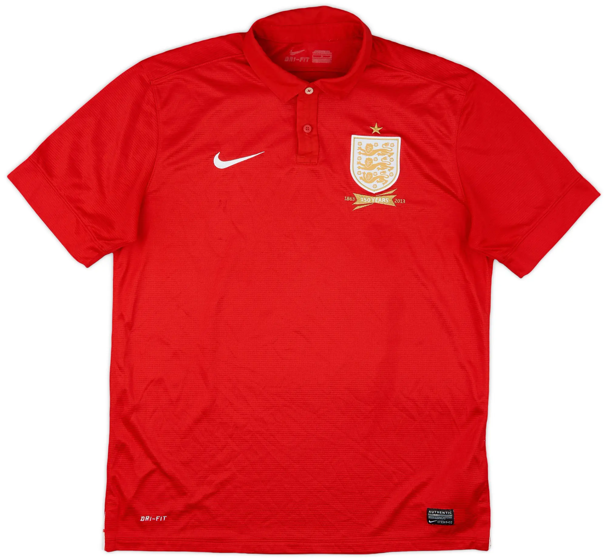 Nike 2013 England Away 150th Anniversary Shirt - 5/10 - (L)