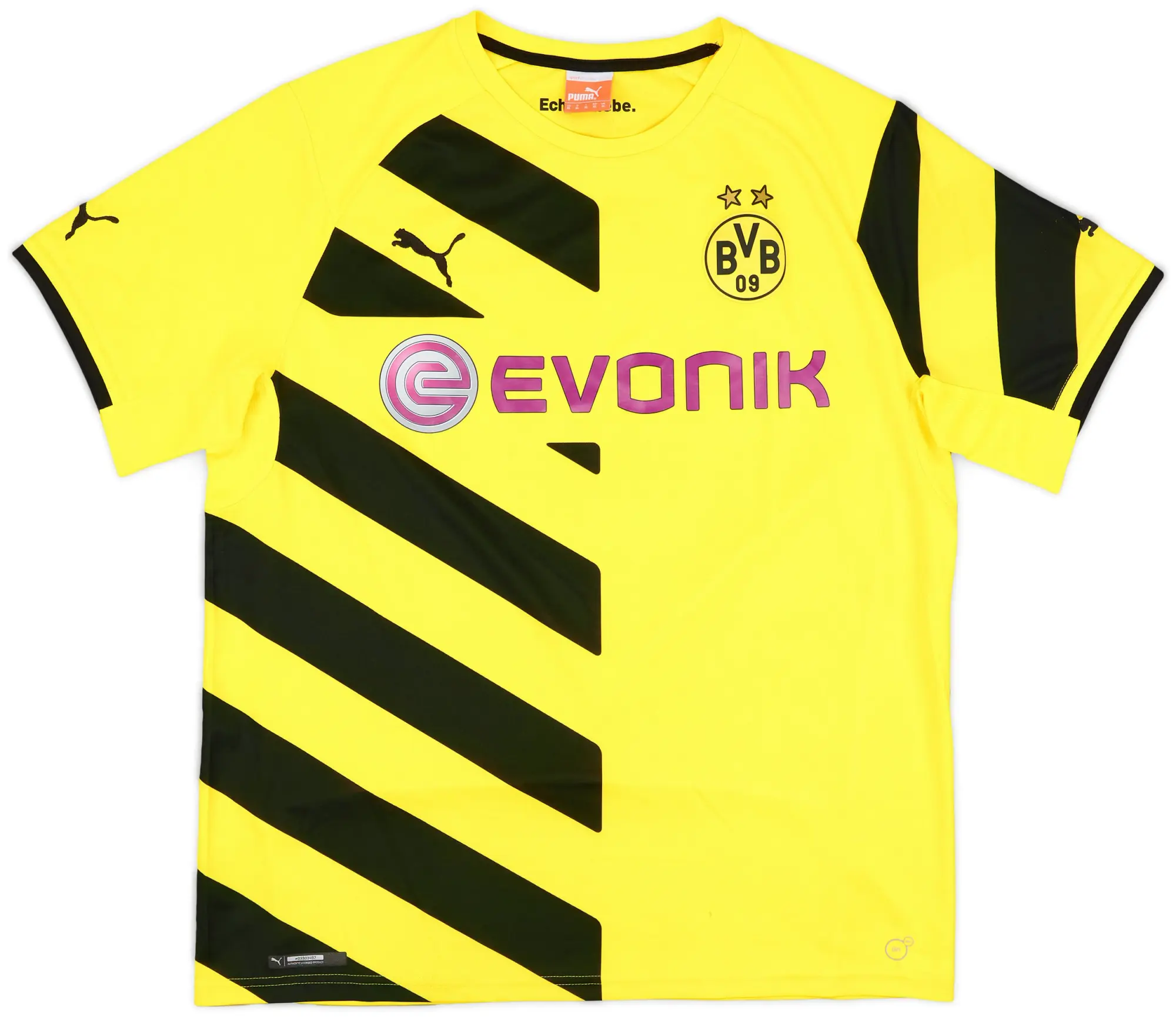 Puma 2014-15 Borussia Dortmund Home Shirt - 7/10 - (XL)