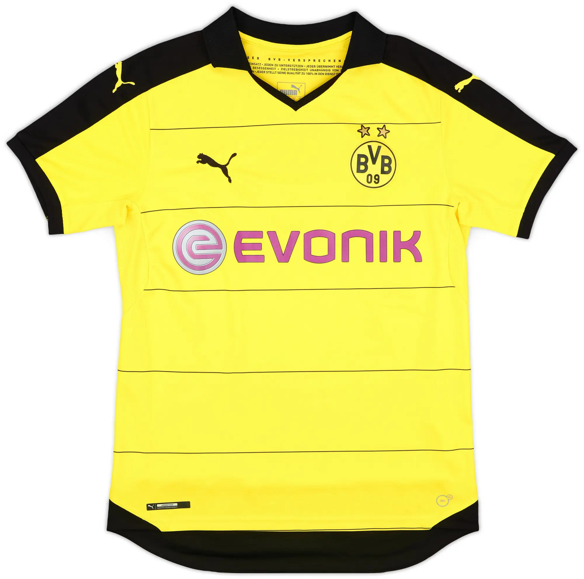 Puma 2015-16 Borussia Dortmund Home Shirt - 7/10 - (M)