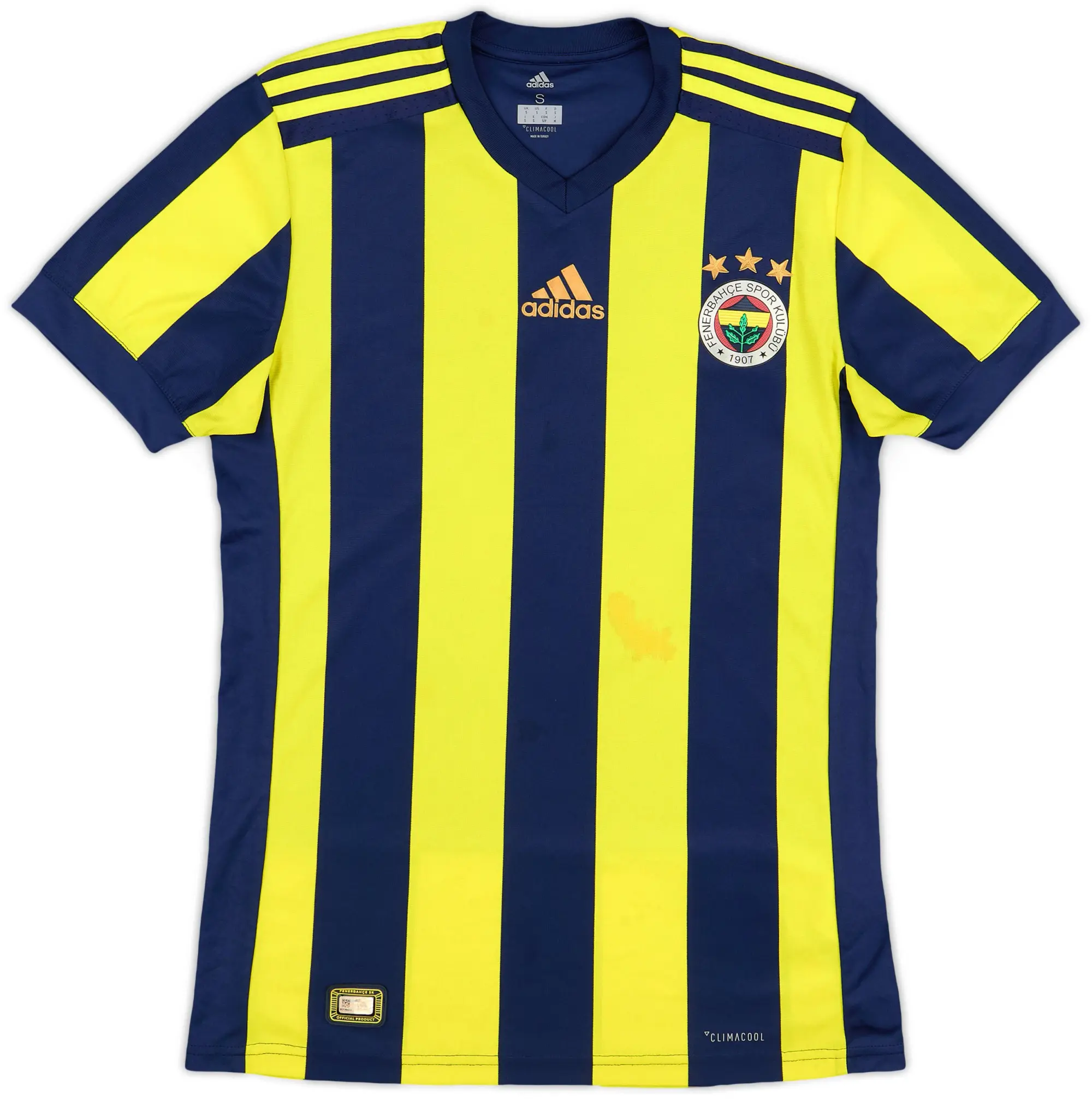 adidas 2017-18 Fenerbahce Home Shirt - 5/10 - (S)